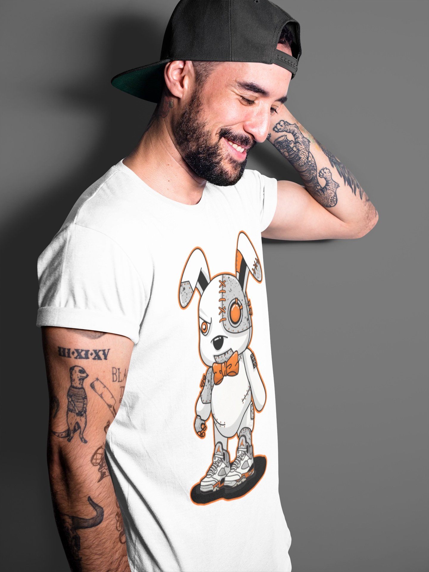 Cyborg Bunny Unisex Tops - Air Jordan 5 Shattered Backboard