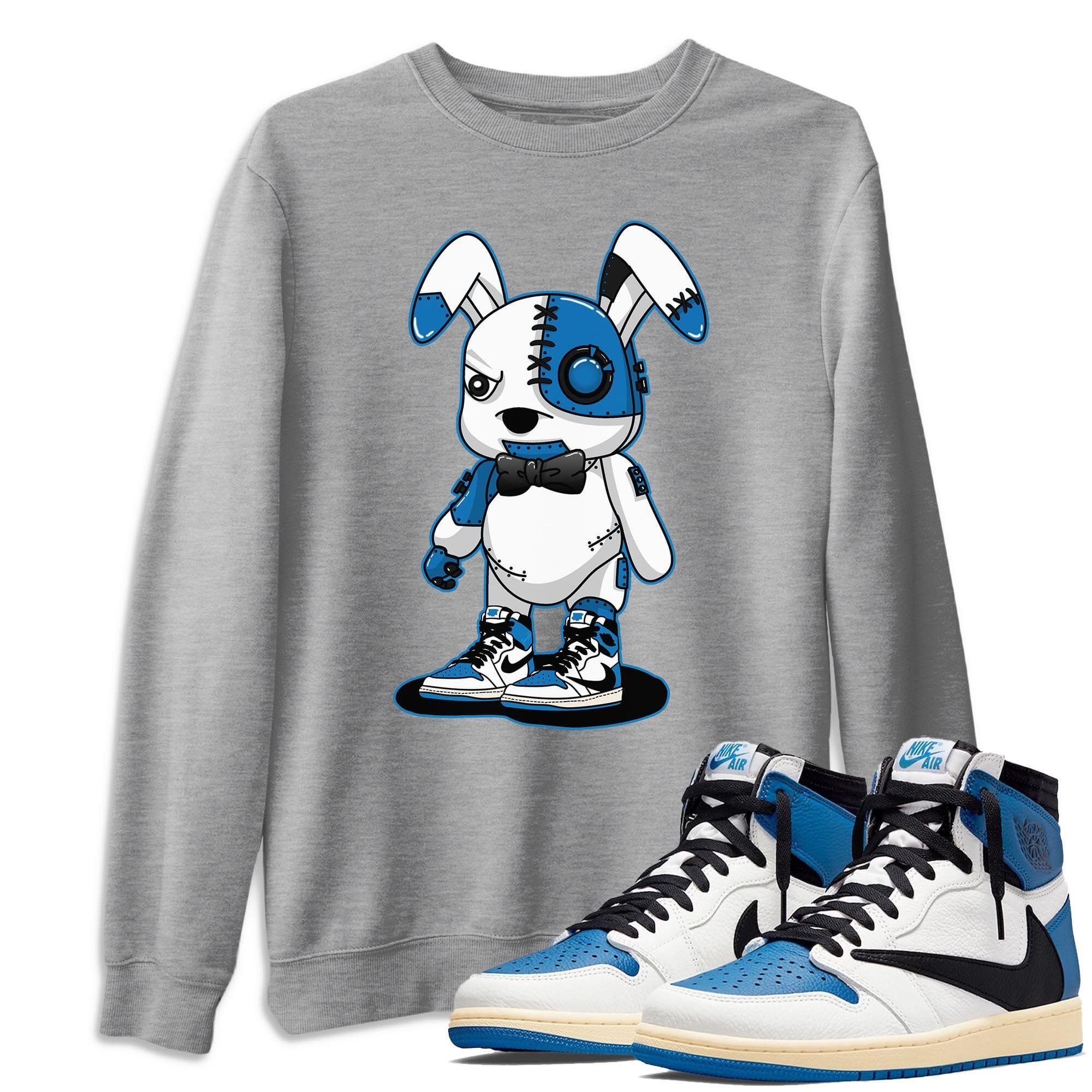 Cyborg Bunny Unisex Tops - Air Jordan 1 Travis Scott Fragment