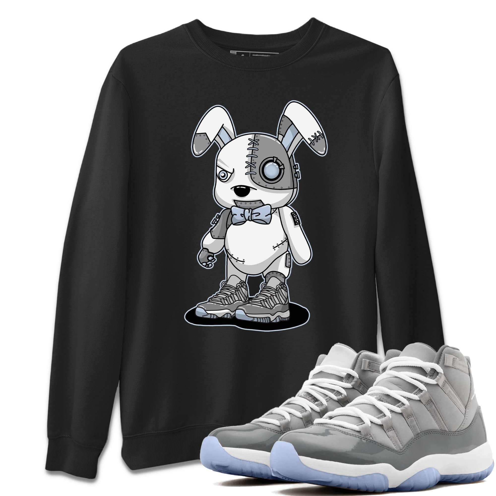 Cyborg Bunny Unisex Tops - Air Jordan 11 Cool Grey