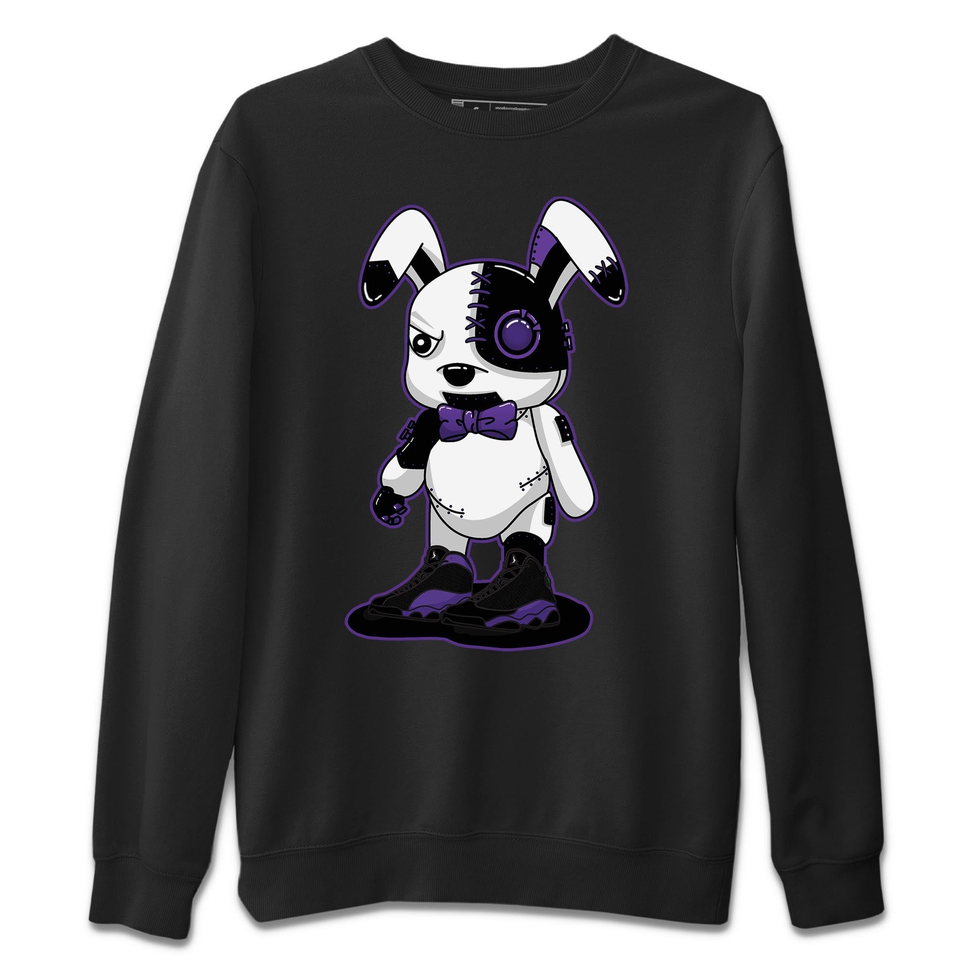 Cyborg Bunny Unisex Tops - Air Jordan 13 Court Purple