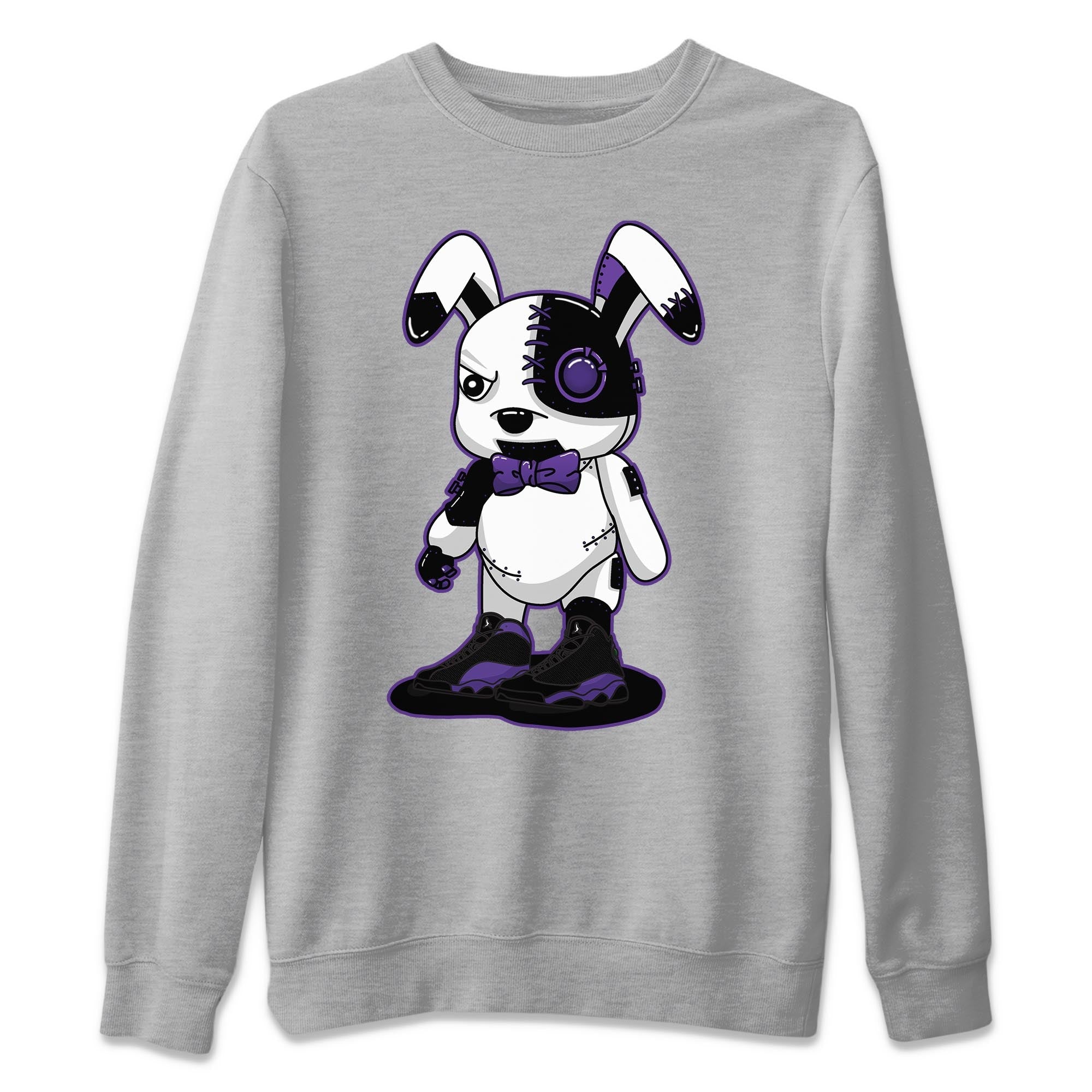 Cyborg Bunny Unisex Tops - Air Jordan 13 Court Purple