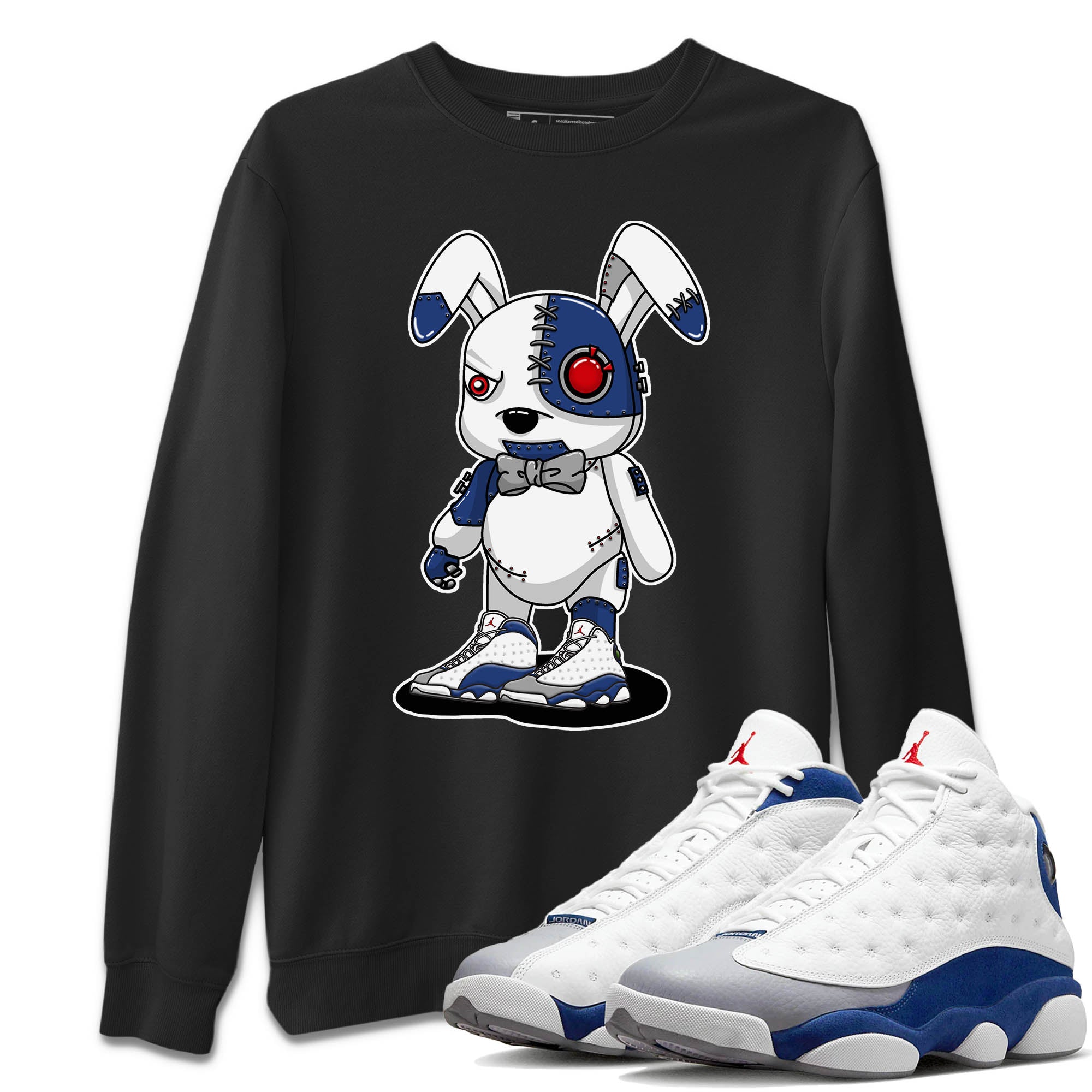 Cyborg Bunny Unisex Tops - Air Jordan 13 French Blue