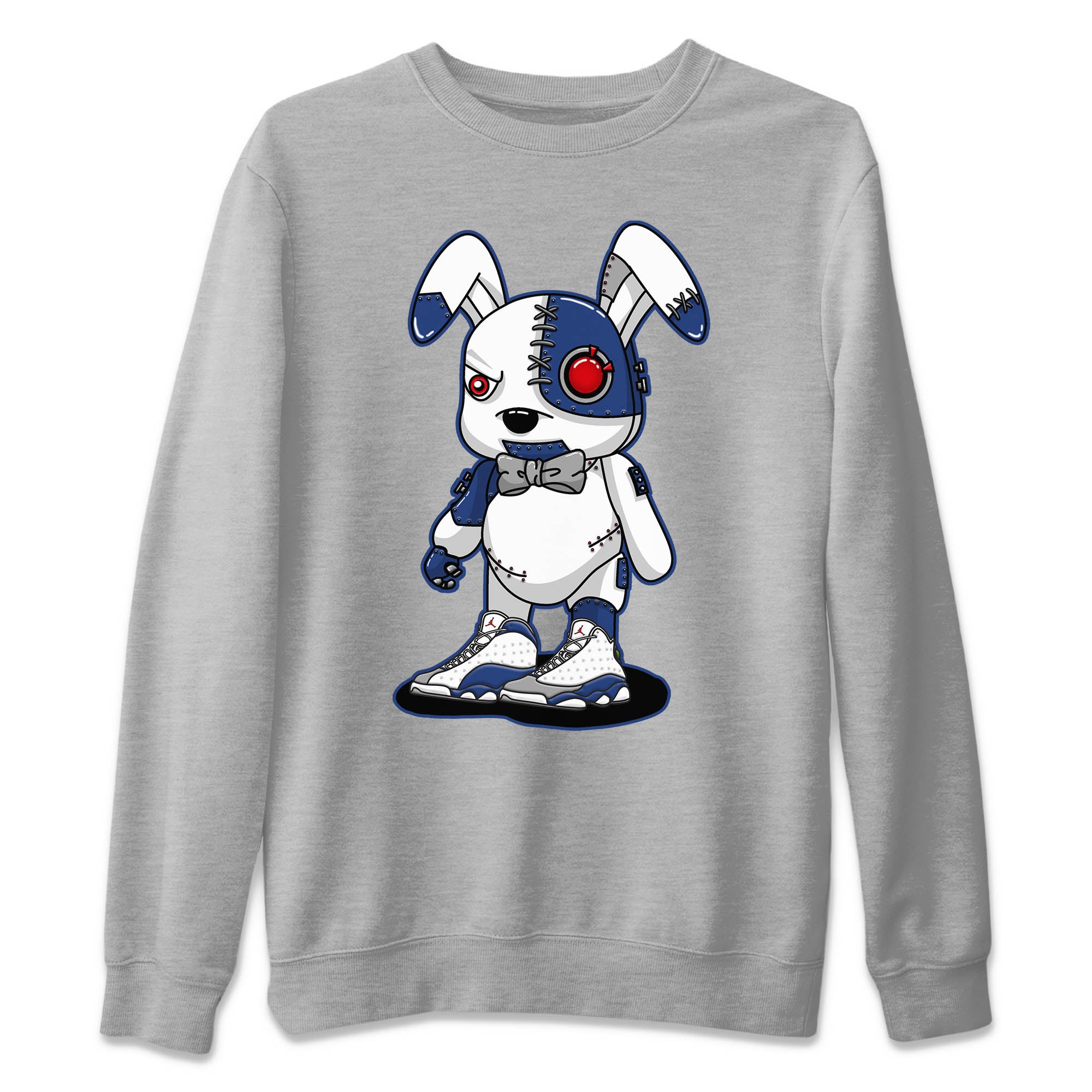 Cyborg Bunny Unisex Tops - Air Jordan 13 French Blue