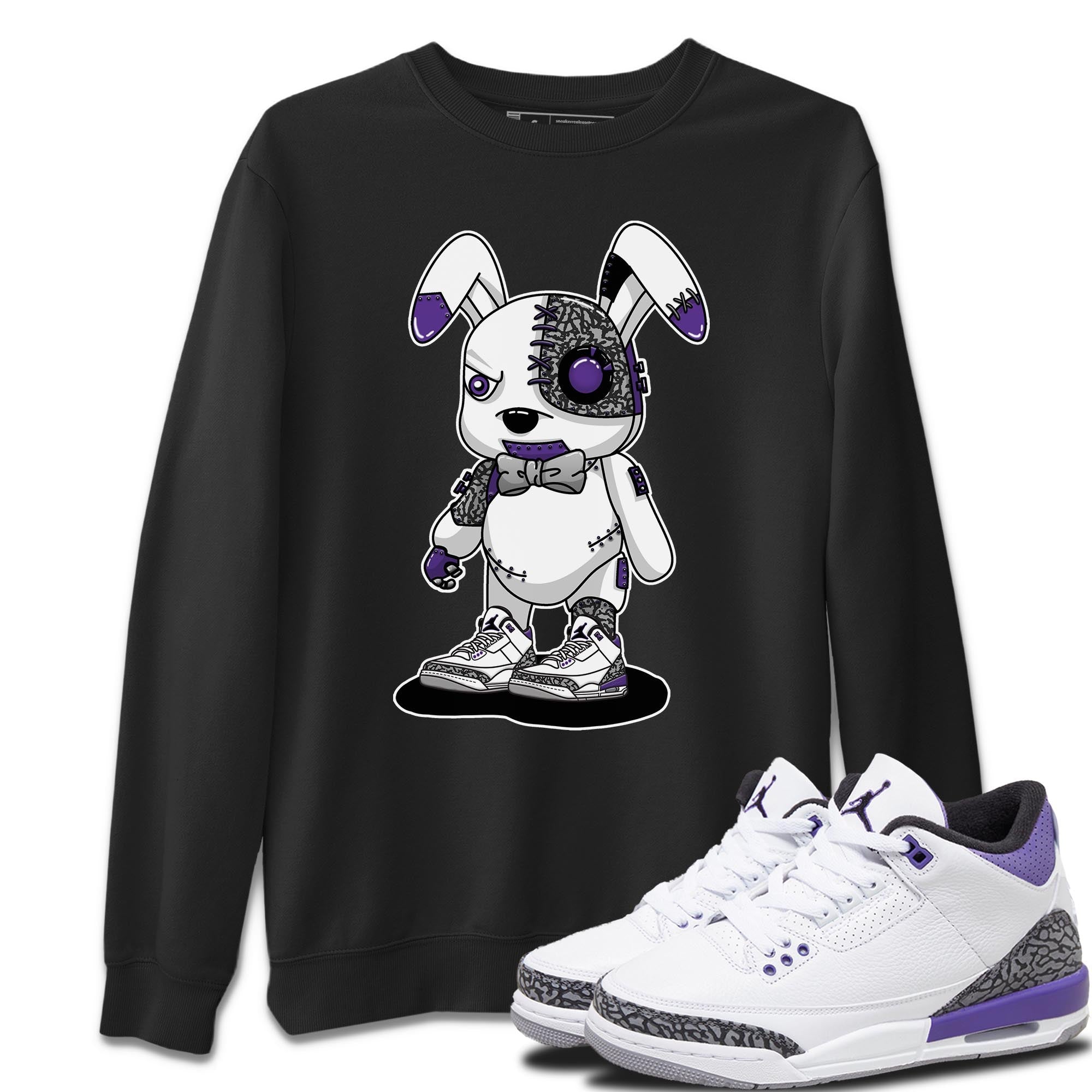 Cyborg Bunny Unisex Tops - Air Jordan 3 Dark Iris