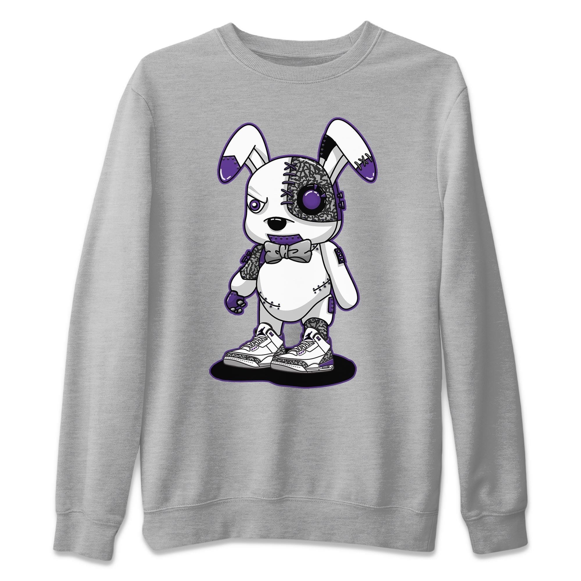 Cyborg Bunny Unisex Tops - Air Jordan 3 Dark Iris