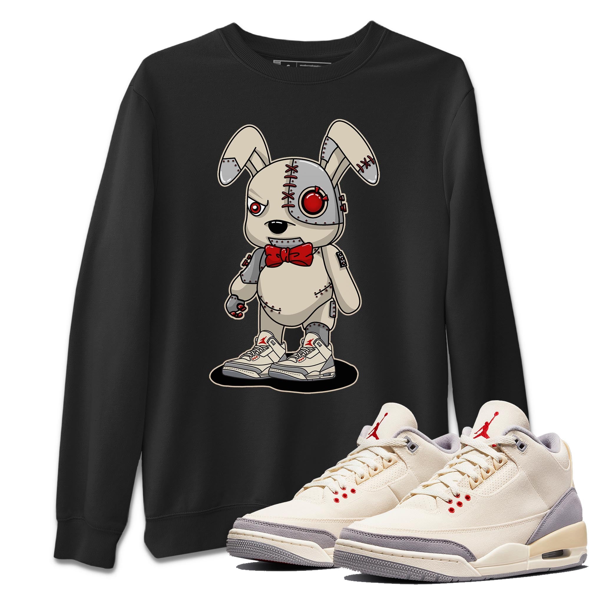 Cyborg Bunny Unisex Tops - Air Jordan 3 Muslin