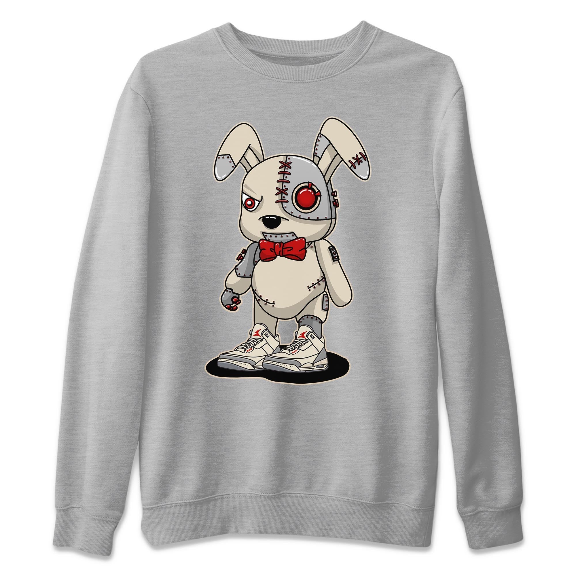 Cyborg Bunny Unisex Tops - Air Jordan 3 Muslin