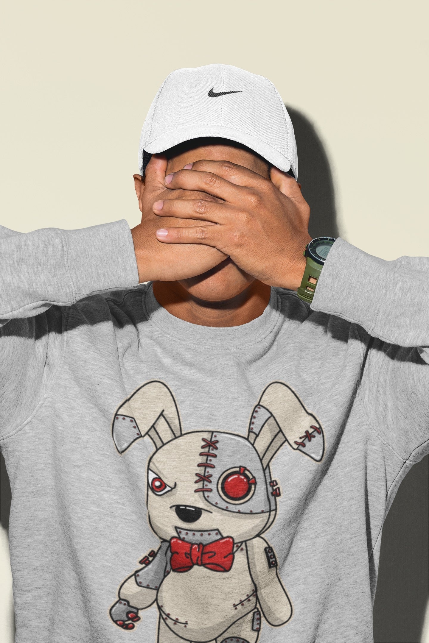 Cyborg Bunny Unisex Tops - Air Jordan 3 Muslin