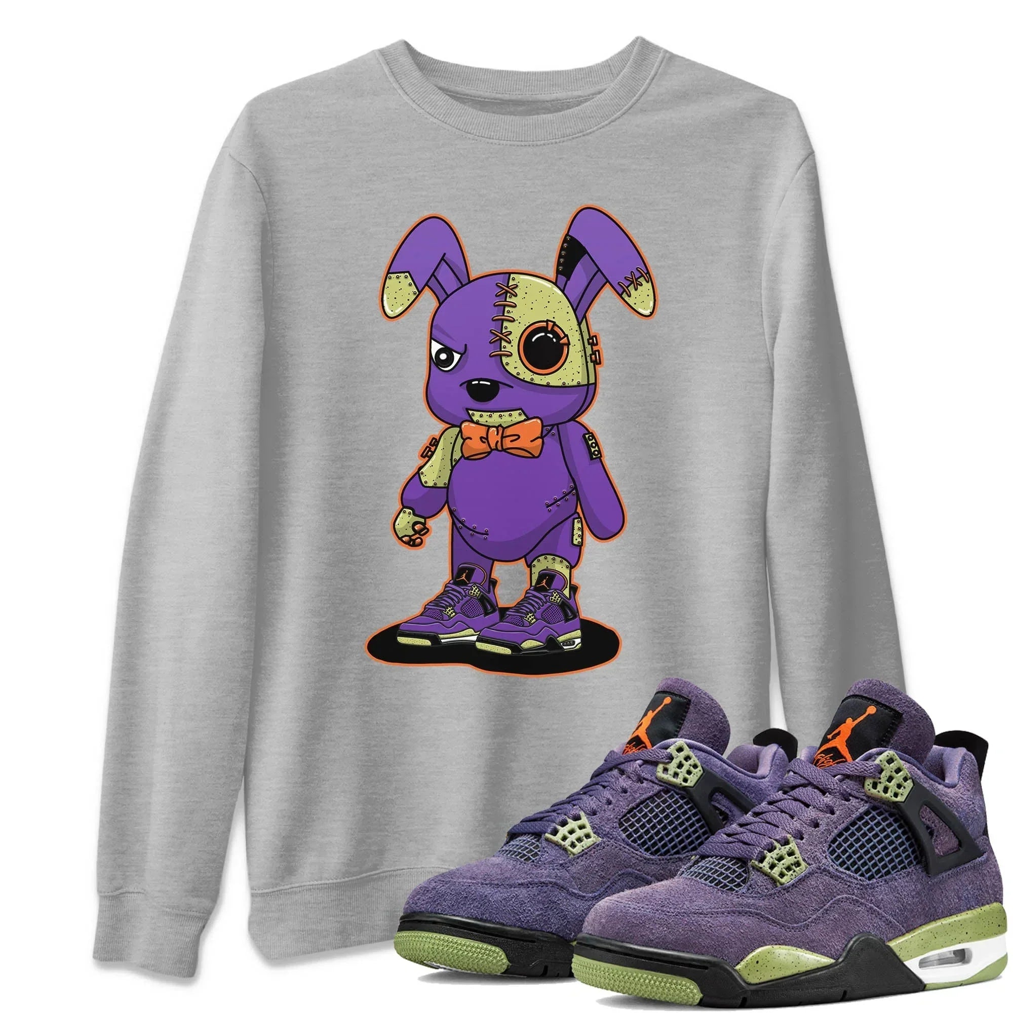 Cyborg Bunny Unisex Tops - Air Jordan 4 Canyon Purple