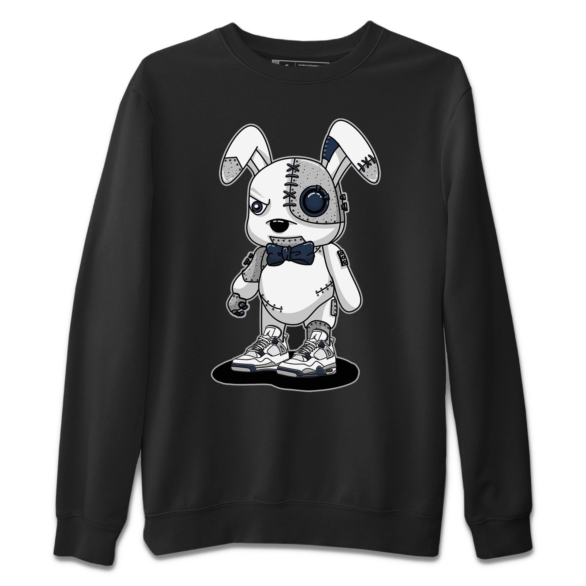 Cyborg Bunny Unisex Tops - Air Jordan 4 Midnight Navy