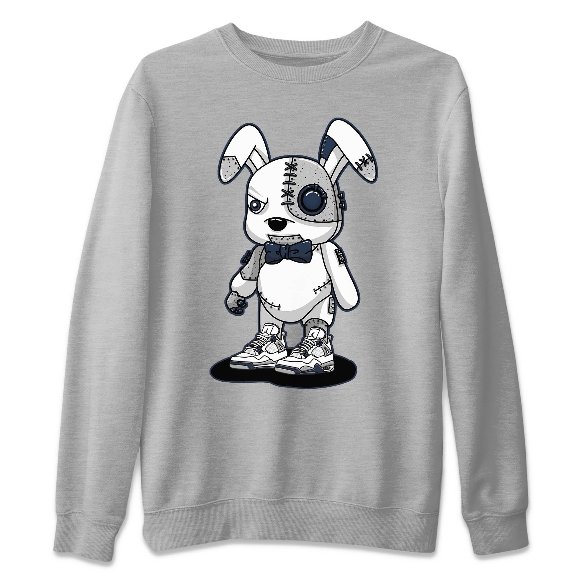 Cyborg Bunny Unisex Tops - Air Jordan 4 Midnight Navy