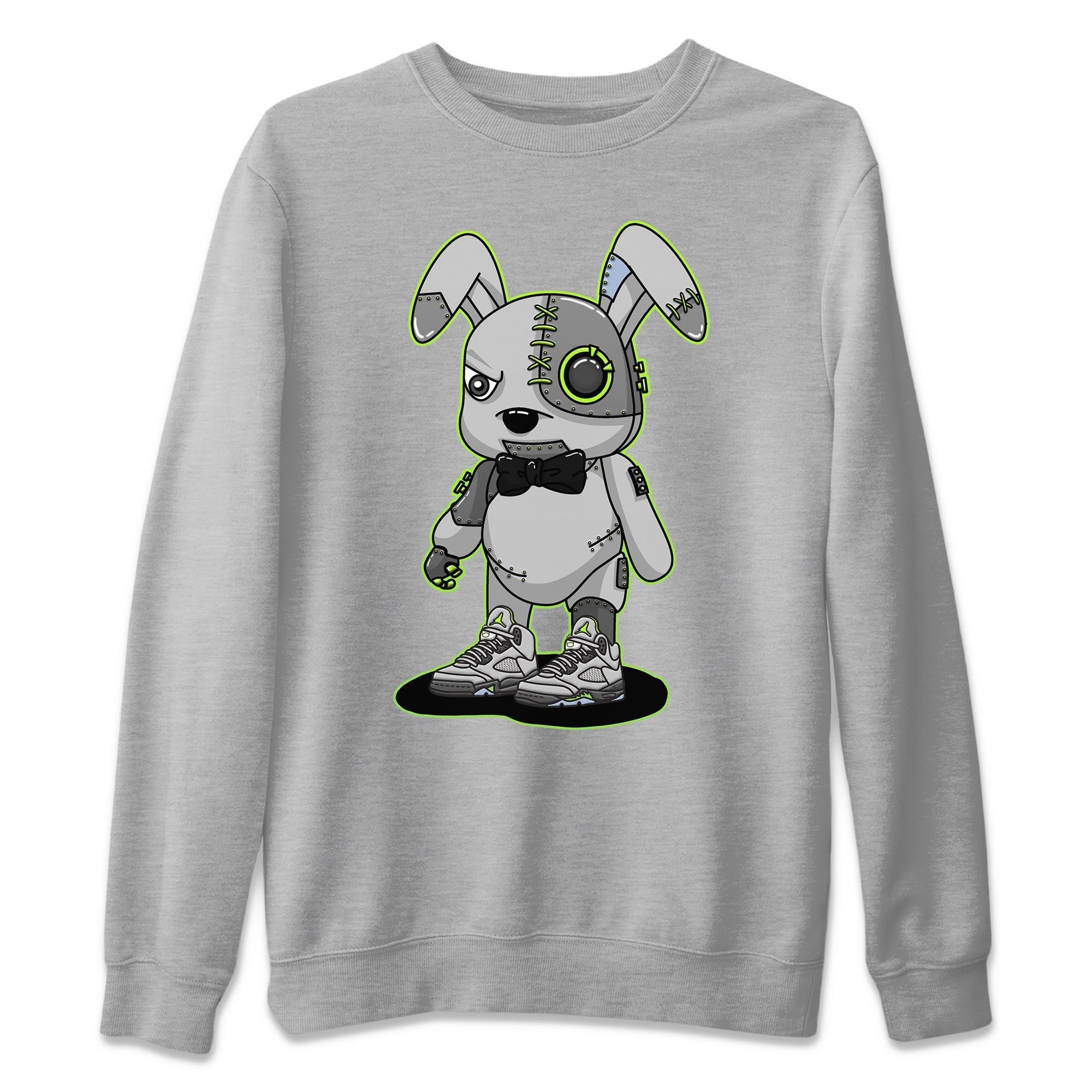 Cyborg Bunny Unisex Tops - Air Jordan 5 Green Bean