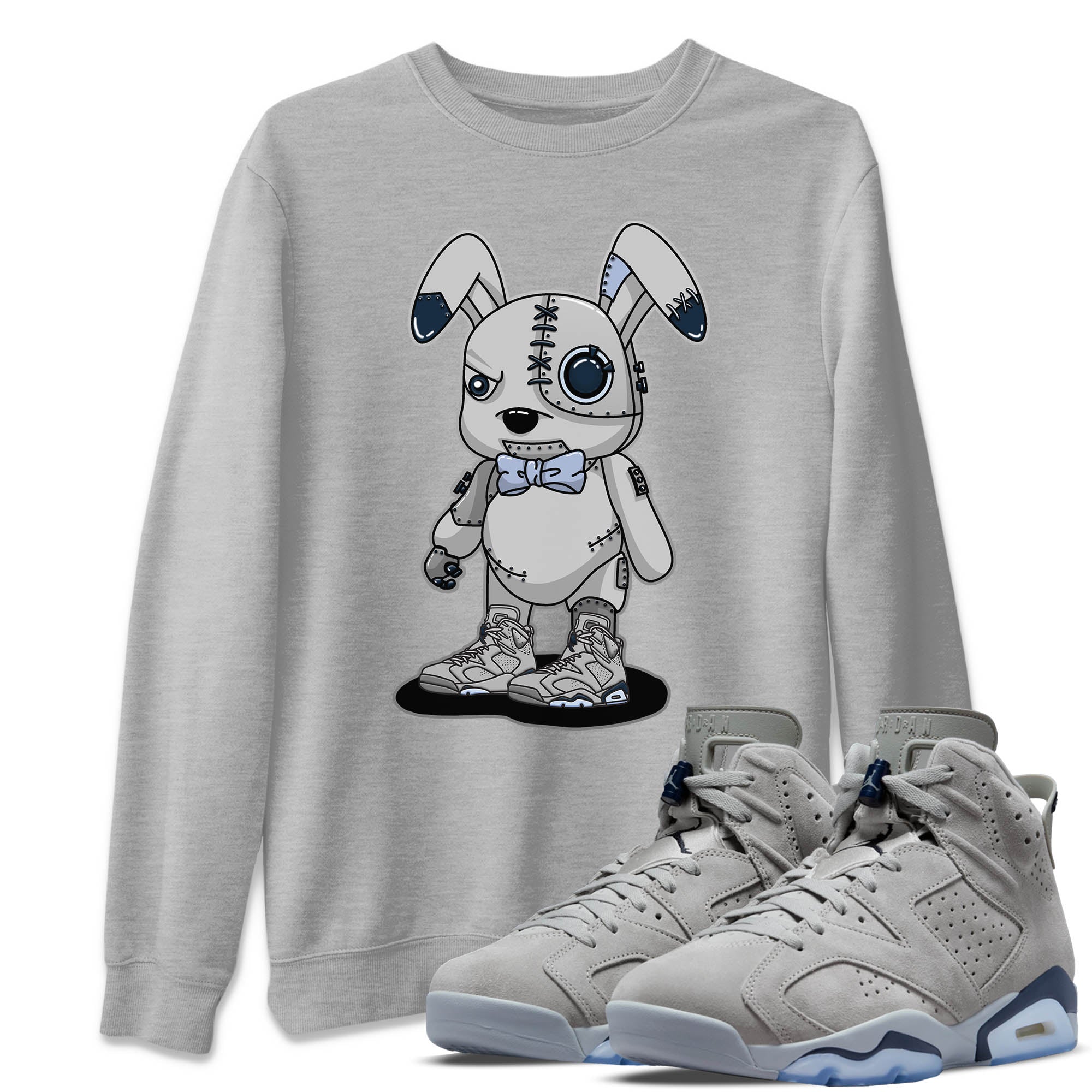 Cyborg Bunny Unisex Tops - Air Jordan 6 Georgetown