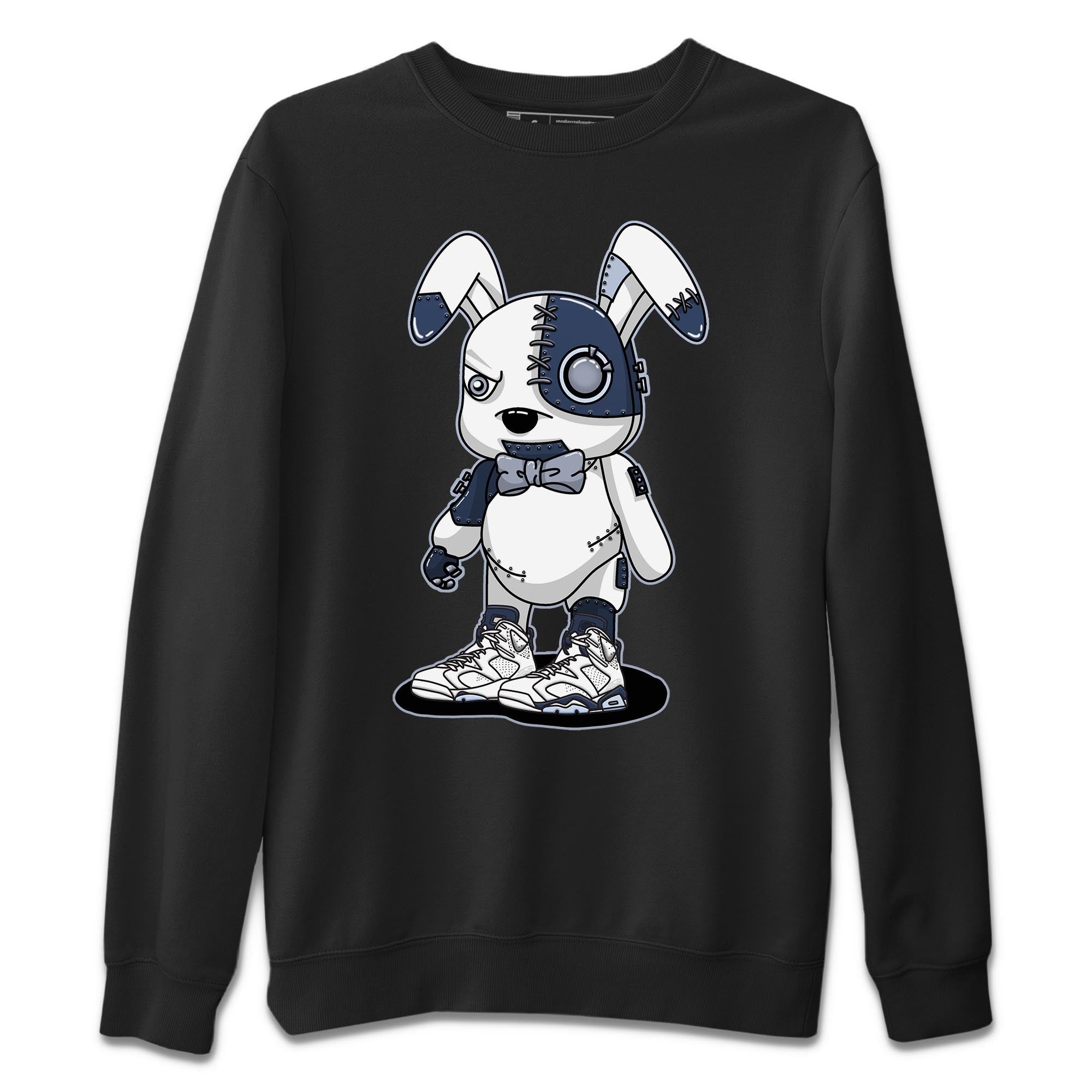 Cyborg Bunny Unisex Tops - Air Jordan 6 Midnight Navy