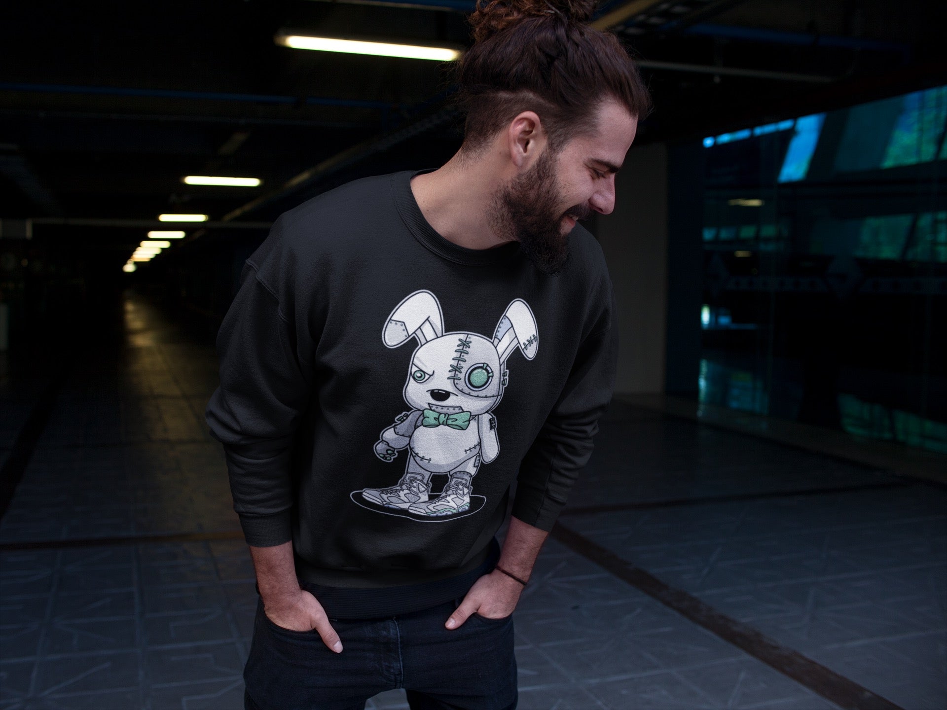 Cyborg Bunny Unisex Tops - Air Jordan 6 Mint Foam