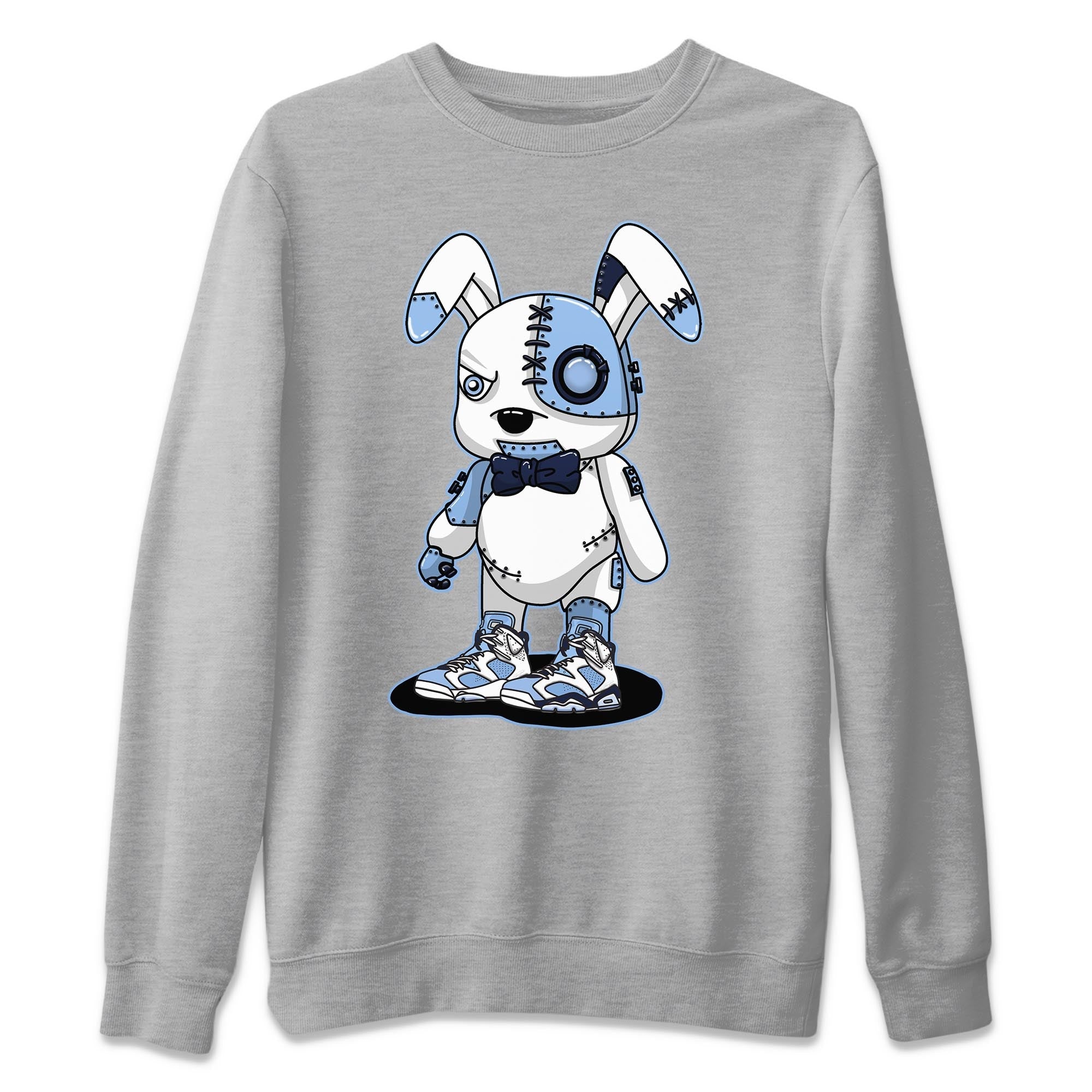 Cyborg Bunny Unisex Tops - Air Jordan 6 UNC