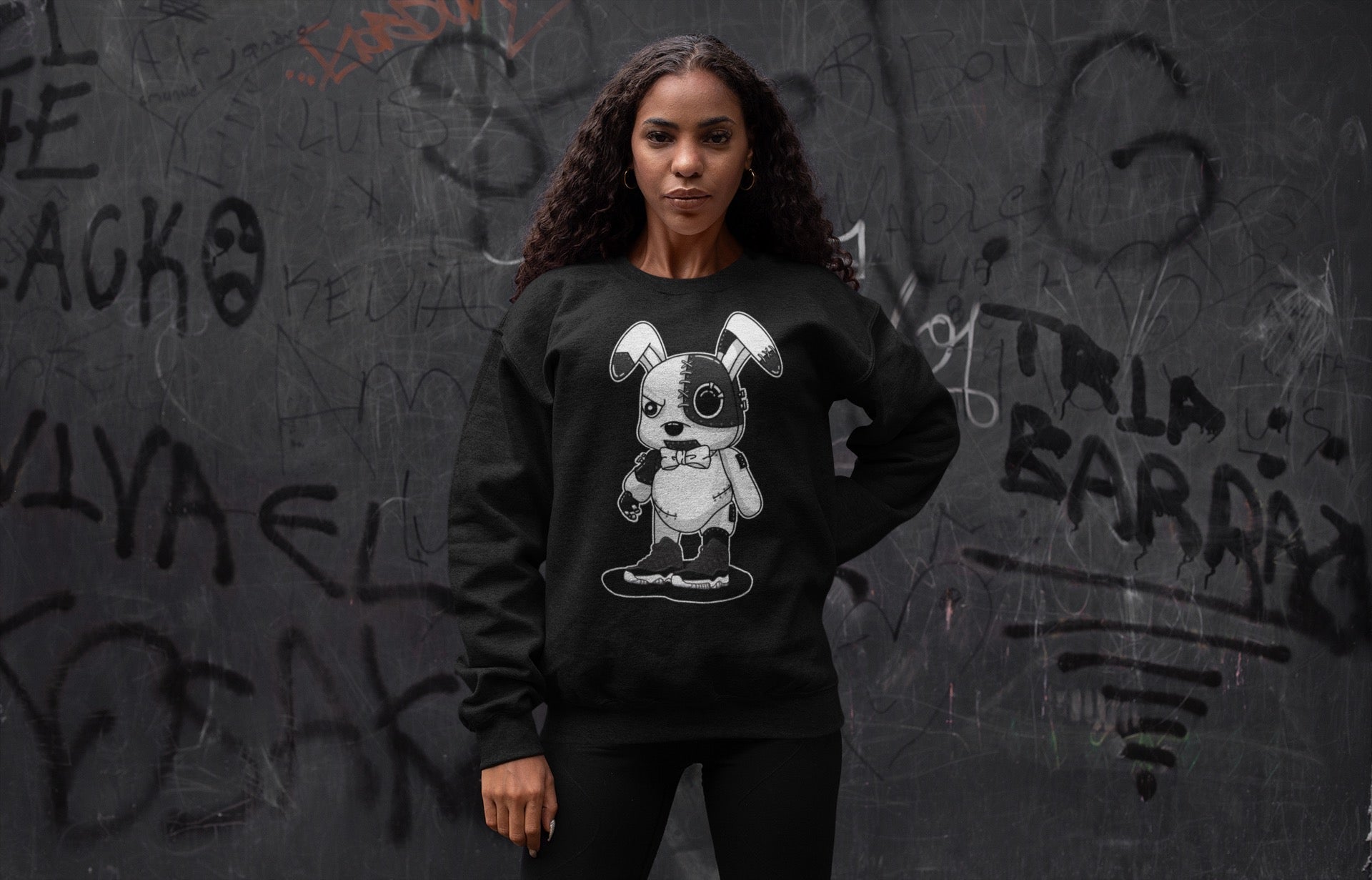 Cyborg Bunny Unisex Tops - Air Jordan 11 72-10