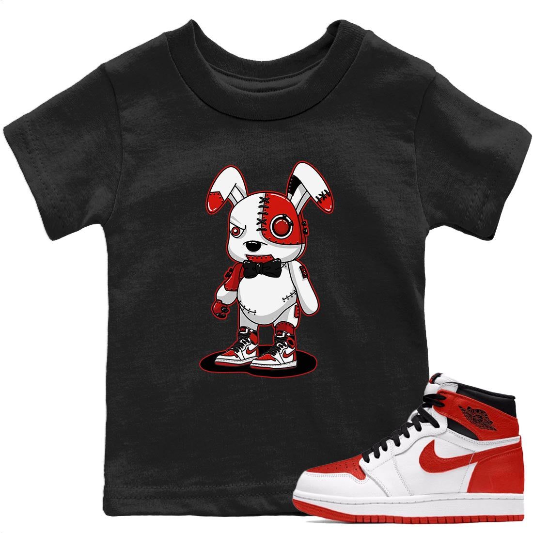 Cyborg Bunny Kids Tops - Air Jordan 1 Heritage
