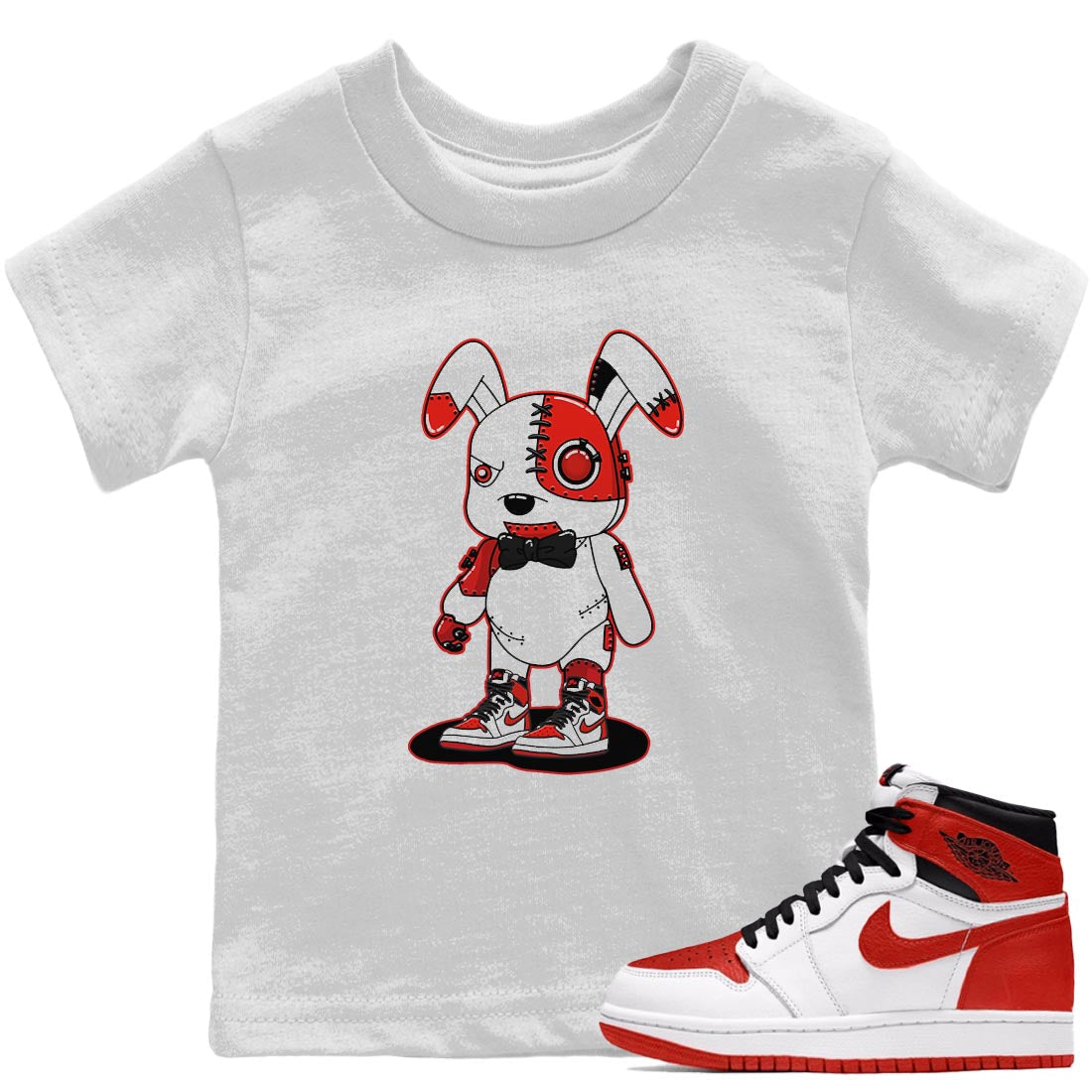 Cyborg Bunny Kids Tops - Air Jordan 1 Heritage