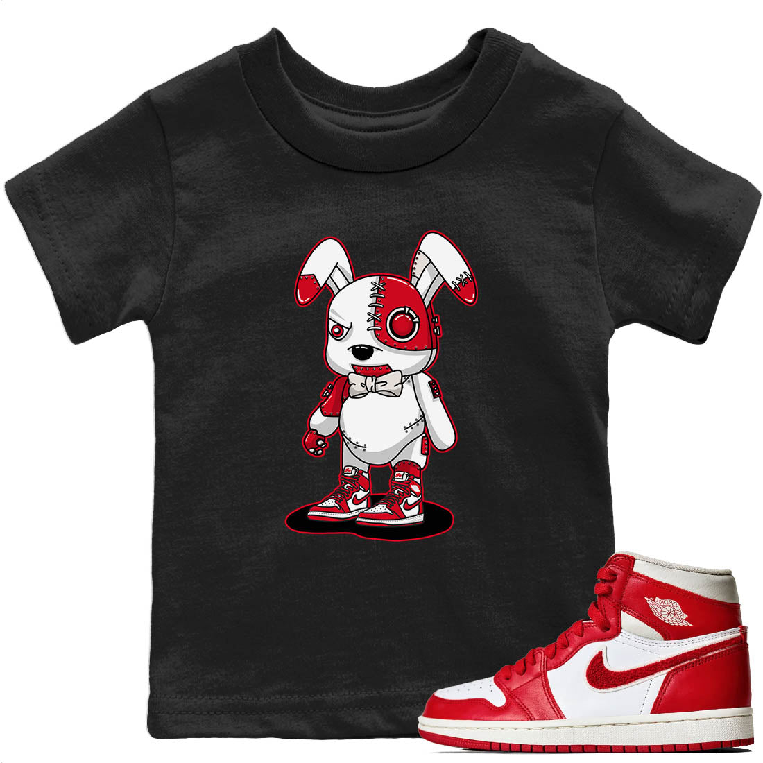 Cyborg Bunny Kids Tops - Air Jordan 1 Newstalgia