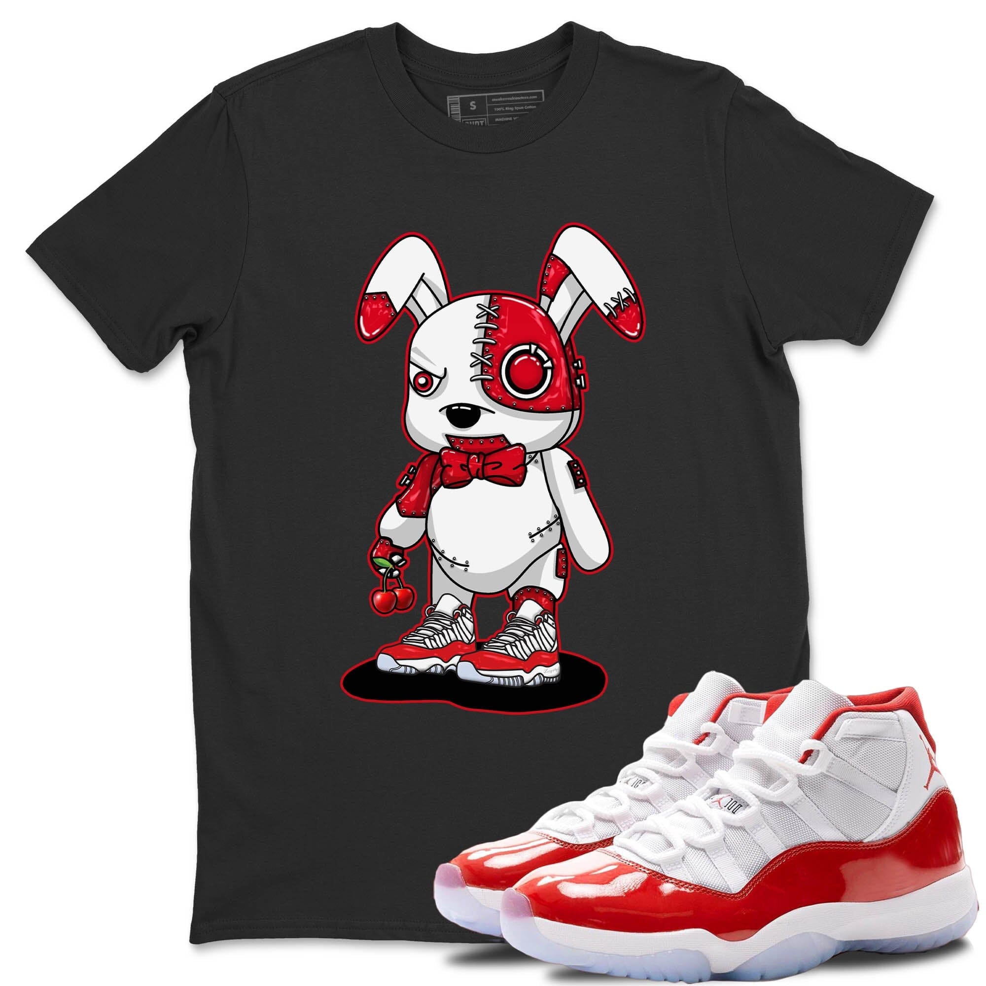 Cyborg Bunny Unisex Tops - Air Jordan 11 Cherry