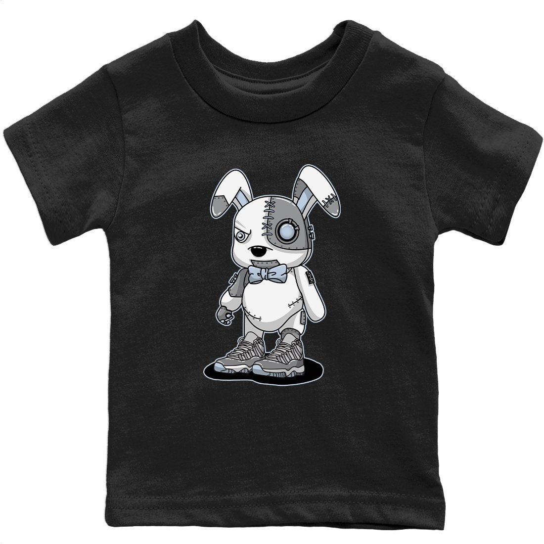 Cyborg Bunny Kids Tops - Air Jordan 11 Cool Grey