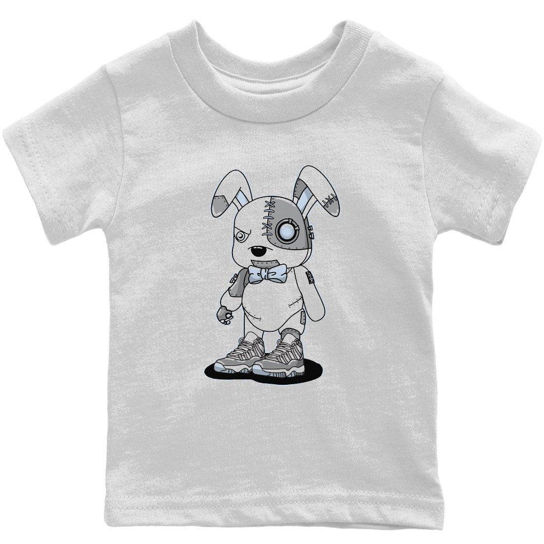 Cyborg Bunny Kids Tops - Air Jordan 11 Cool Grey