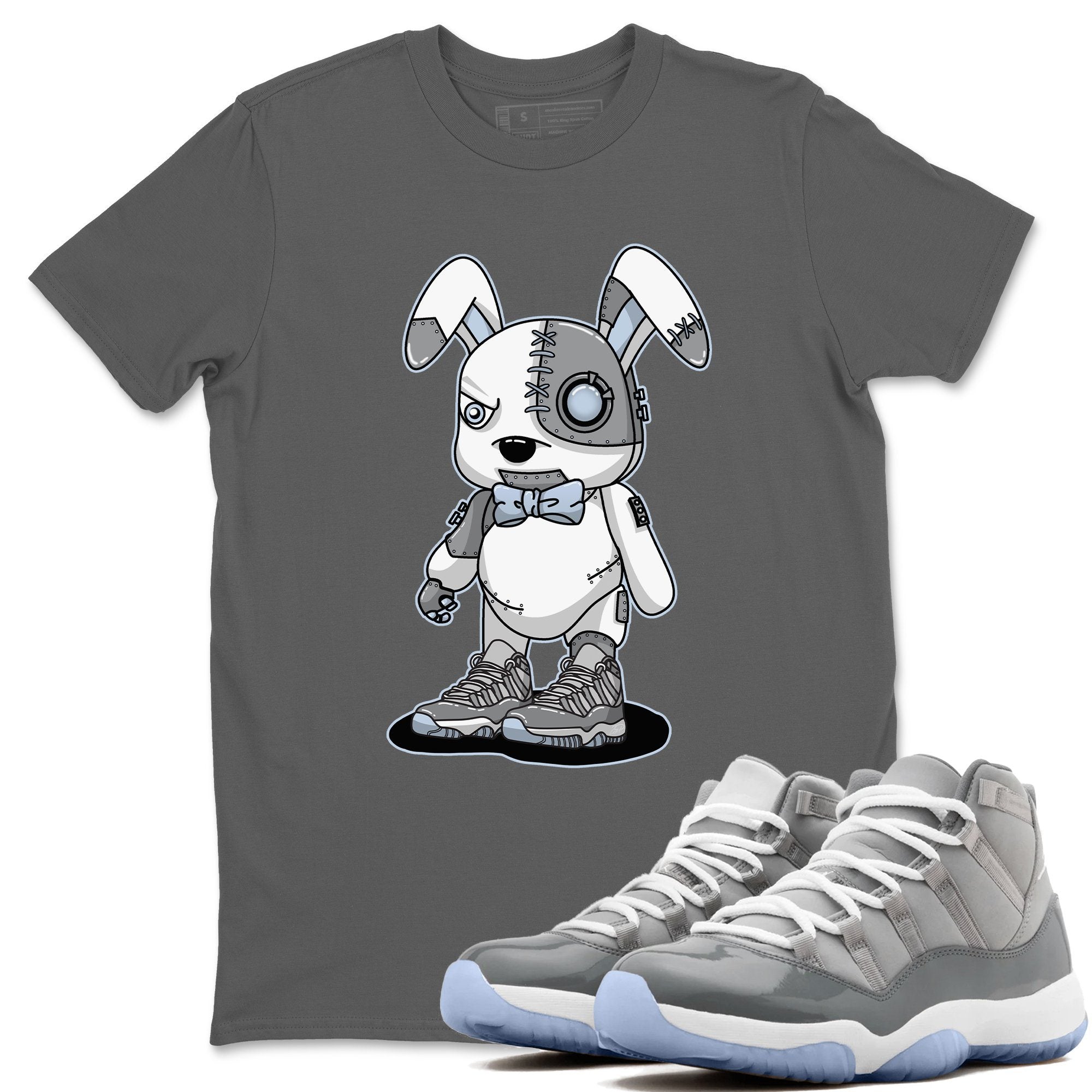 Cyborg Bunny Unisex Tops - Air Jordan 11 Cool Grey