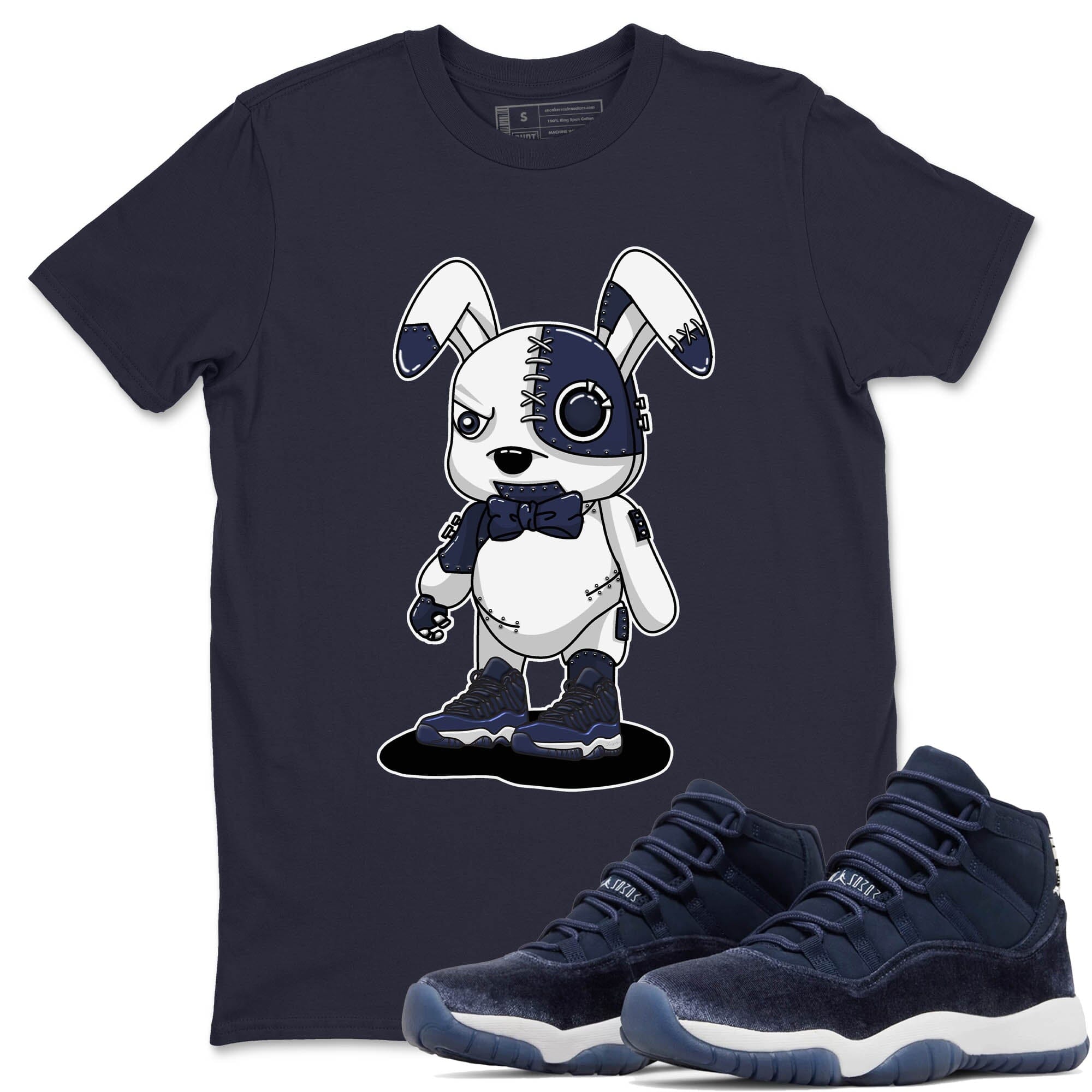Cyborg Bunny Unisex Tops - Air Jordan 11 Midnight Navy