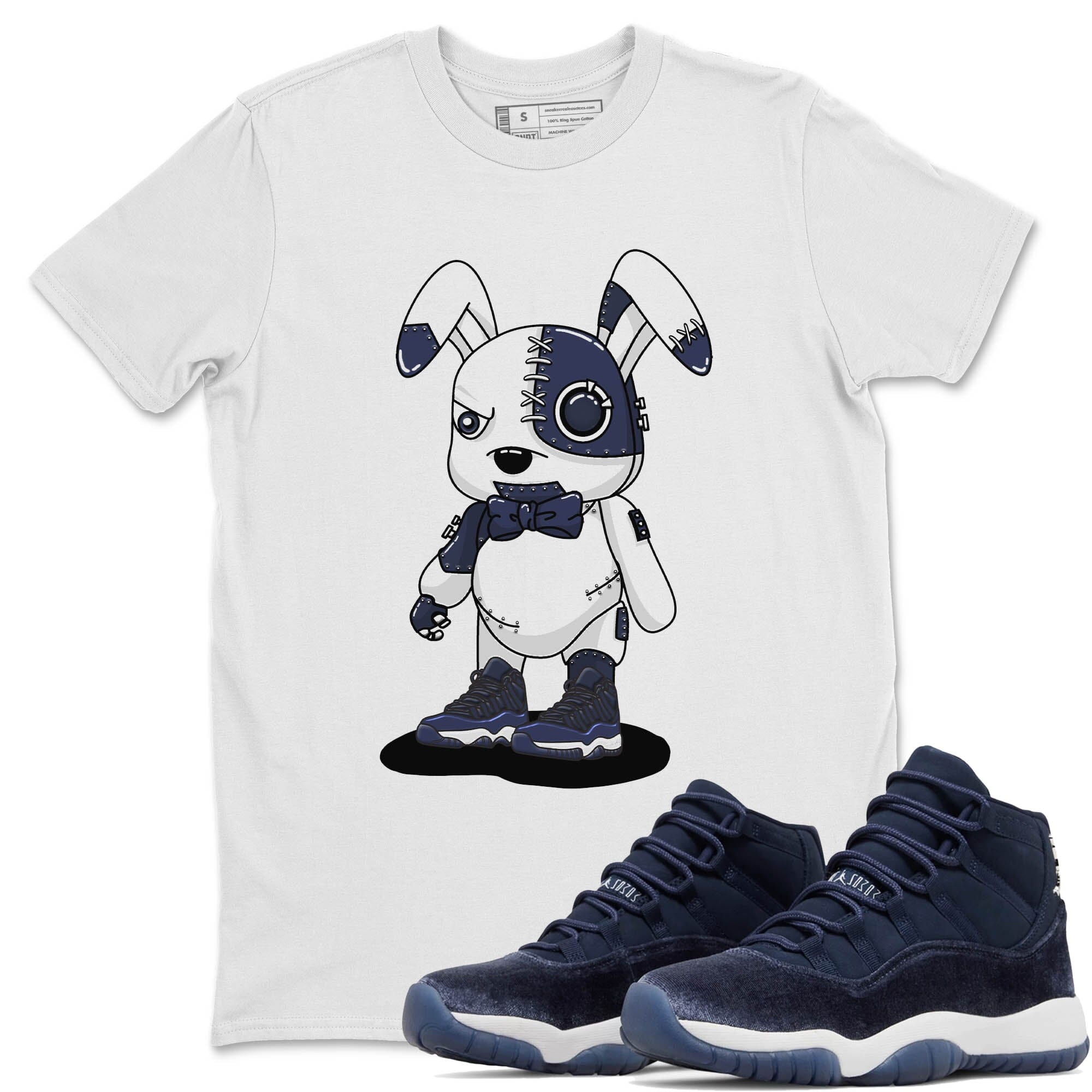 Cyborg Bunny Unisex Tops - Air Jordan 11 Midnight Navy