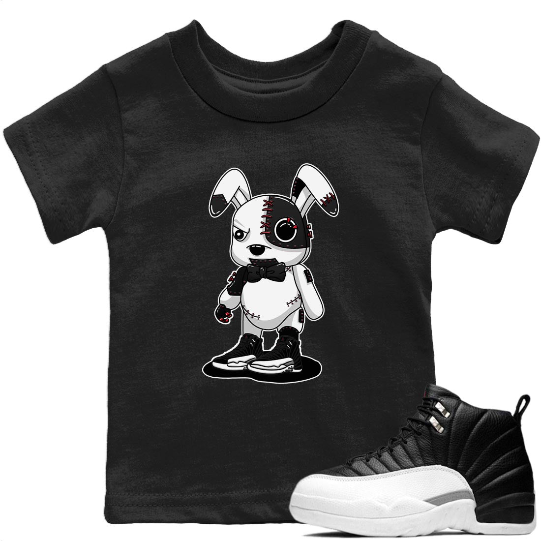 Cyborg Bunny Kids Tops - Air Jordan 12 Playoffs