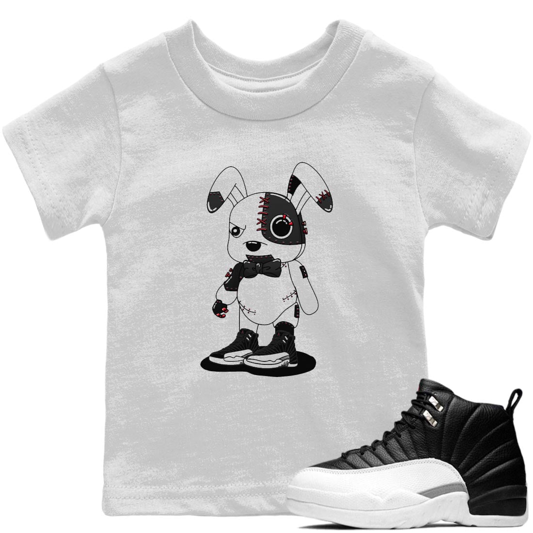 Cyborg Bunny Kids Tops - Air Jordan 12 Playoffs