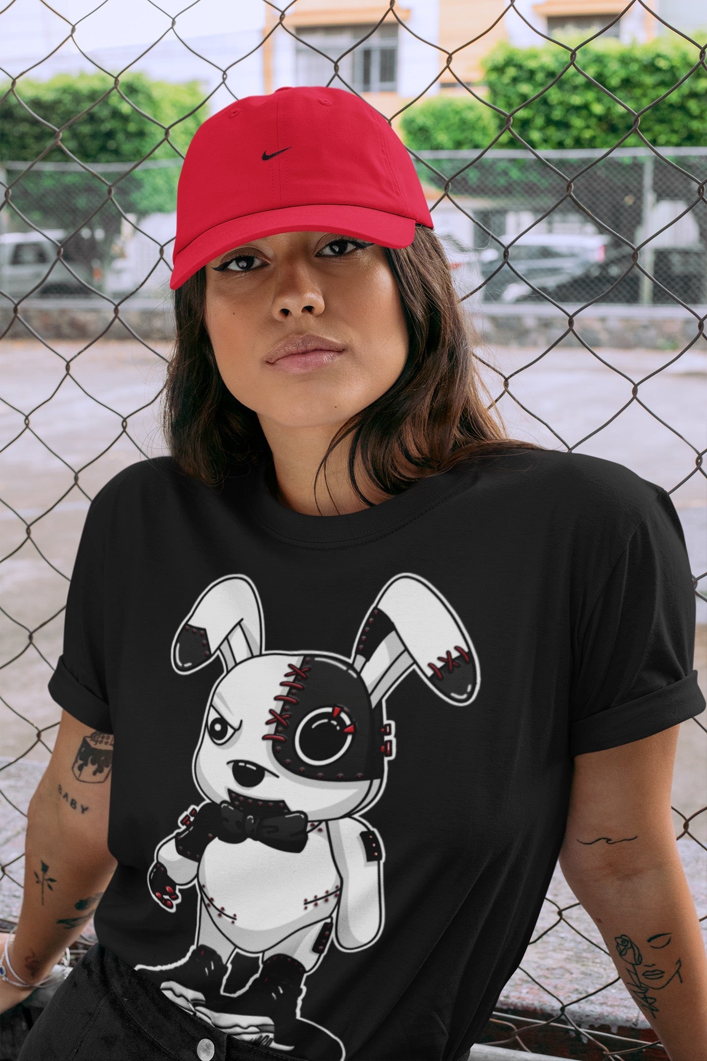 Cyborg Bunny Unisex Tops - Air Jordan 12 Playoffs