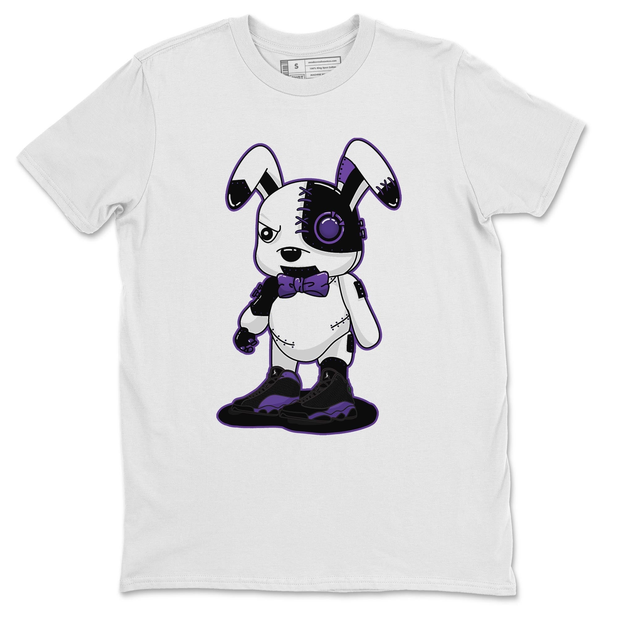 Cyborg Bunny Unisex Tops - Air Jordan 13 Court Purple