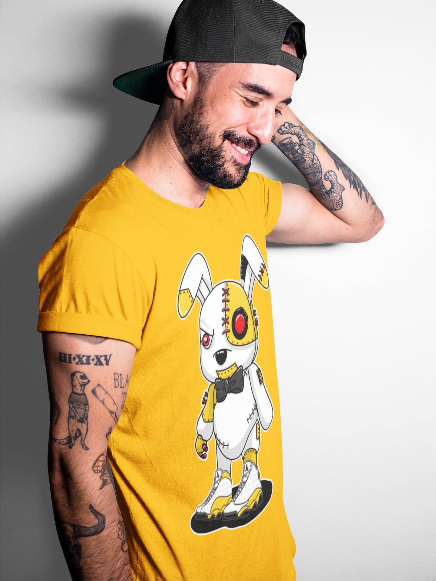 Cyborg Bunny Unisex Tops - Air Jordan 13 Del Sol