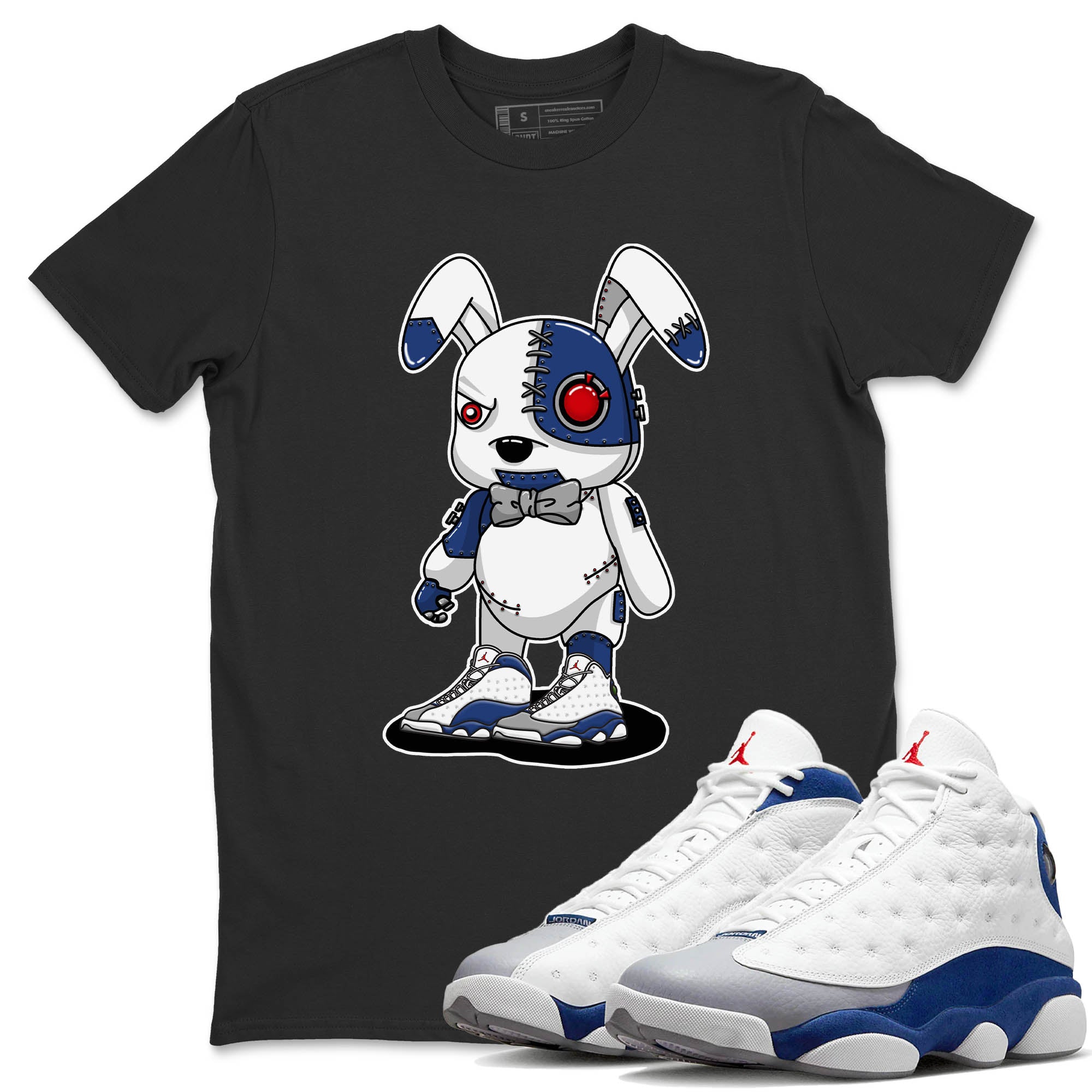 Cyborg Bunny Unisex Tops - Air Jordan 13 French Blue