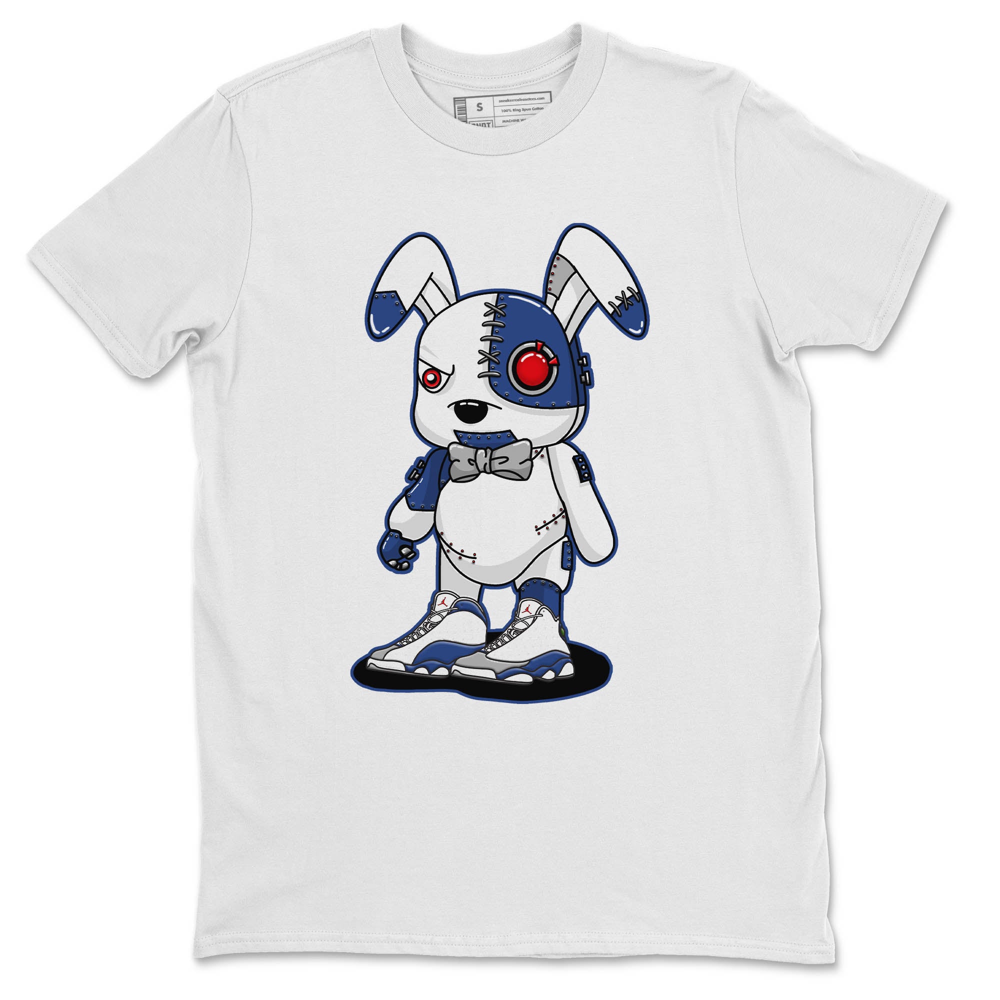 Cyborg Bunny Unisex Tops - Air Jordan 13 French Blue