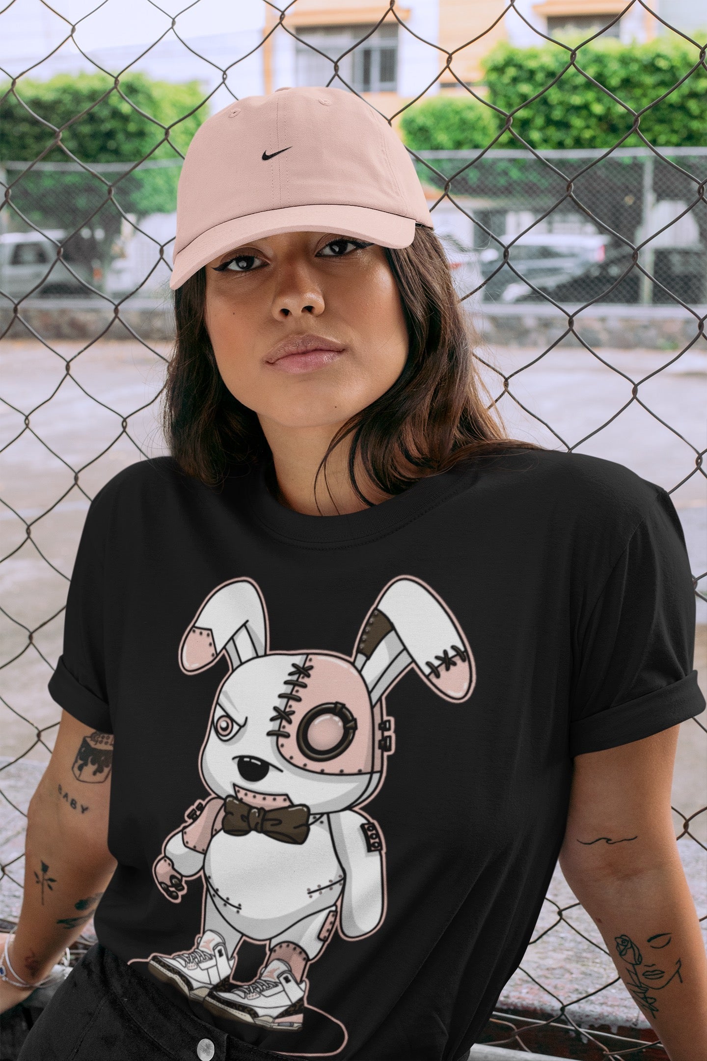 Cyborg Bunny Unisex Tops - Air Jordan 3 Atmosphere