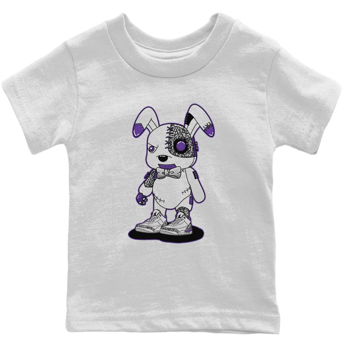 Cyborg Bunny Kids Tops - Air Jordan 3 Dark Iris
