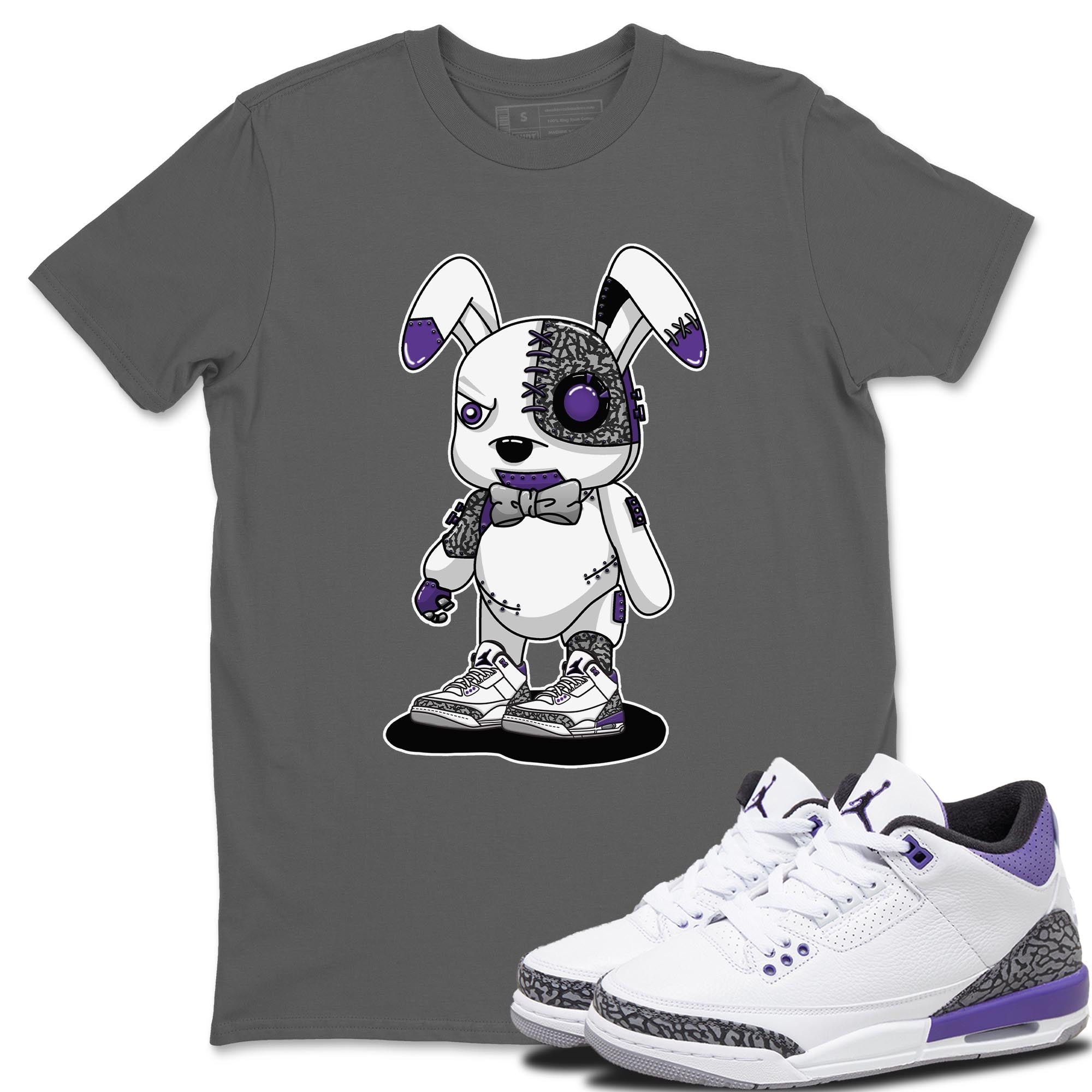 Cyborg Bunny Unisex Tops - Air Jordan 3 Dark Iris
