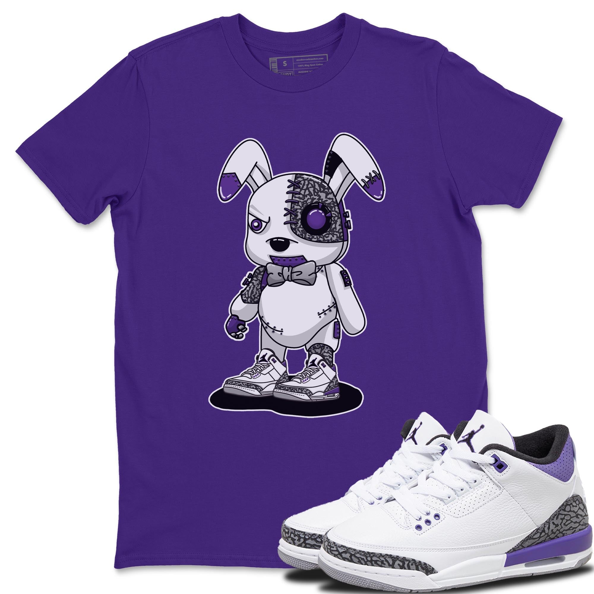 Cyborg Bunny Unisex Tops - Air Jordan 3 Dark Iris