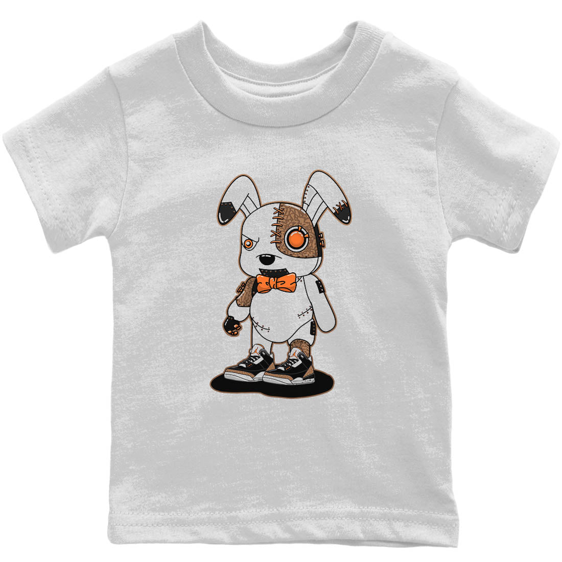 Cyborg Bunny Kids Tops - Air Jordan 3 Desert Elephant