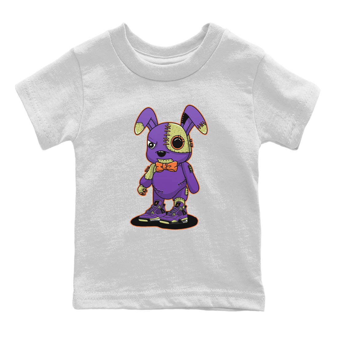 Cyborg Bunny Kids Tops - Air Jordan 4 Canyon Purple