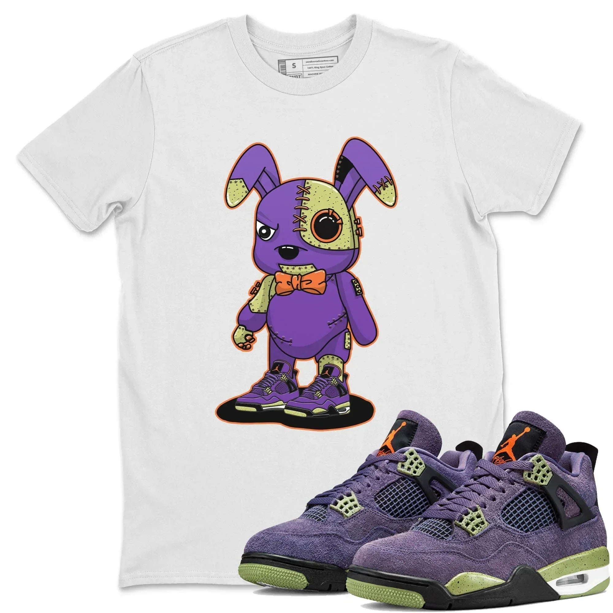 Cyborg Bunny Unisex Tops - Air Jordan 4 Canyon Purple