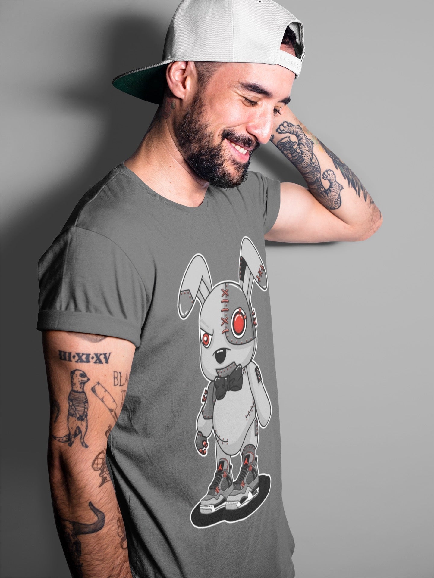 Cyborg Bunny Unisex Tops - Air Jordan 4 Infrared