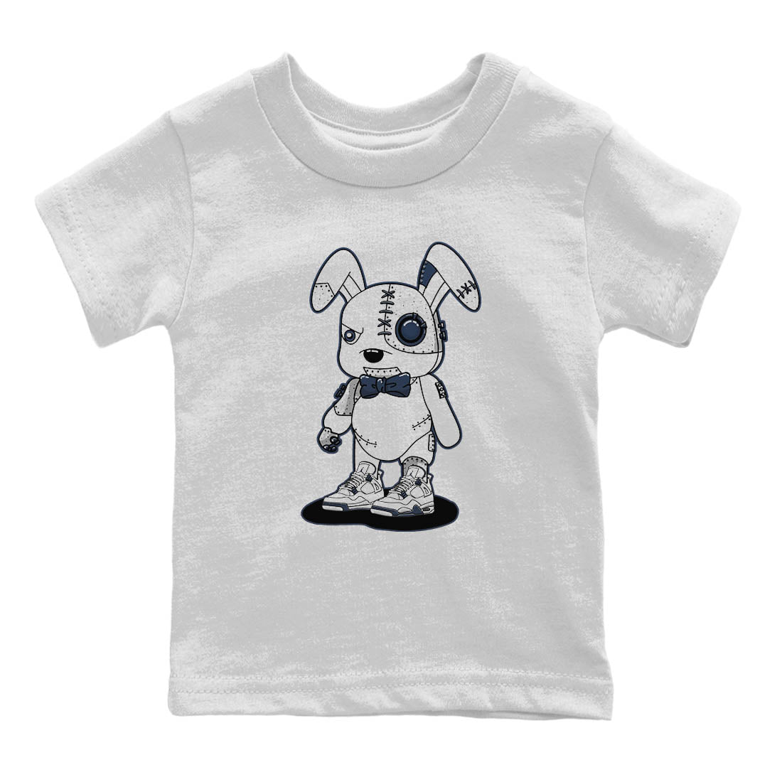 Cyborg Bunny Kids Tops - Air Jordan 4 Midnight Navy