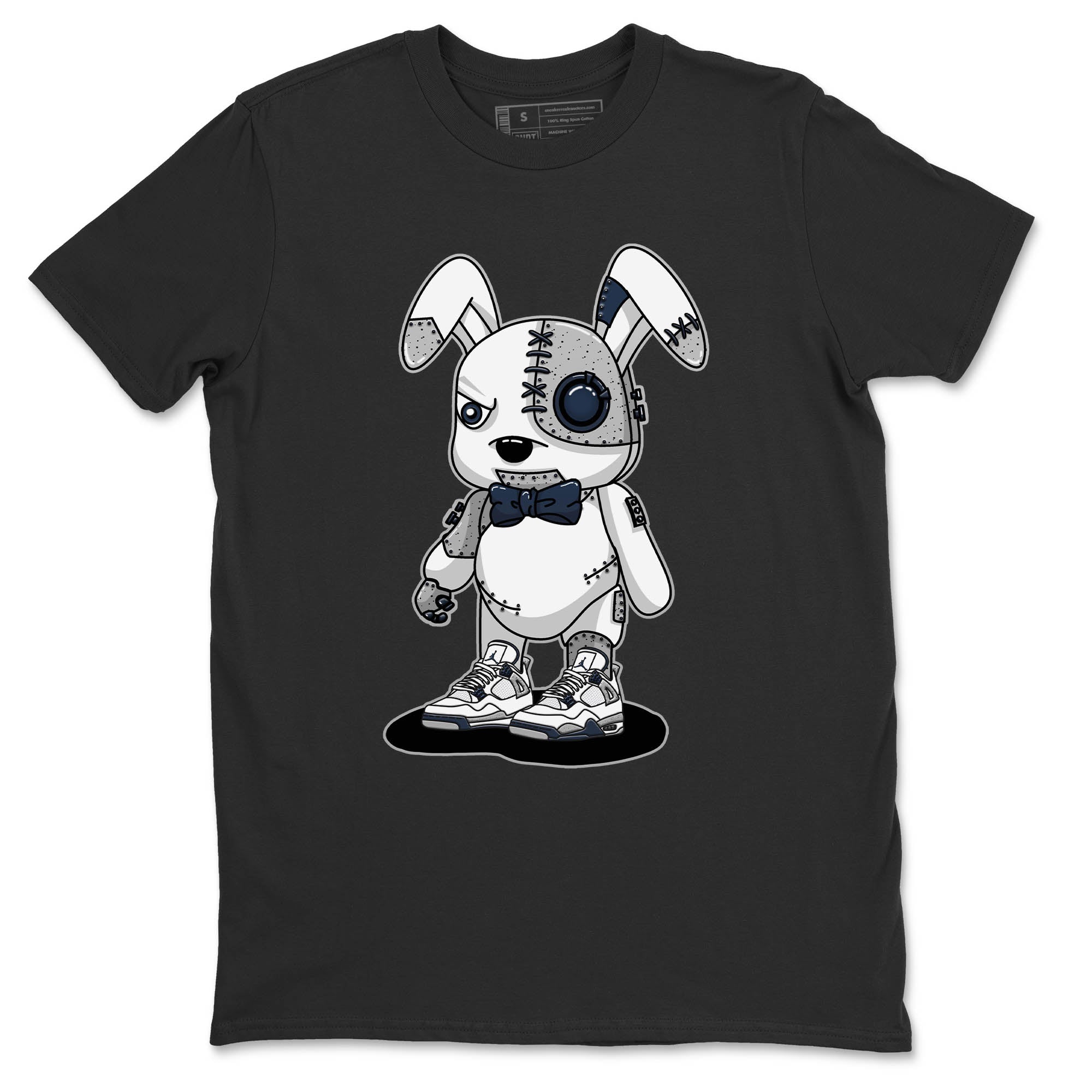 Cyborg Bunny Unisex Tops - Air Jordan 4 Midnight Navy