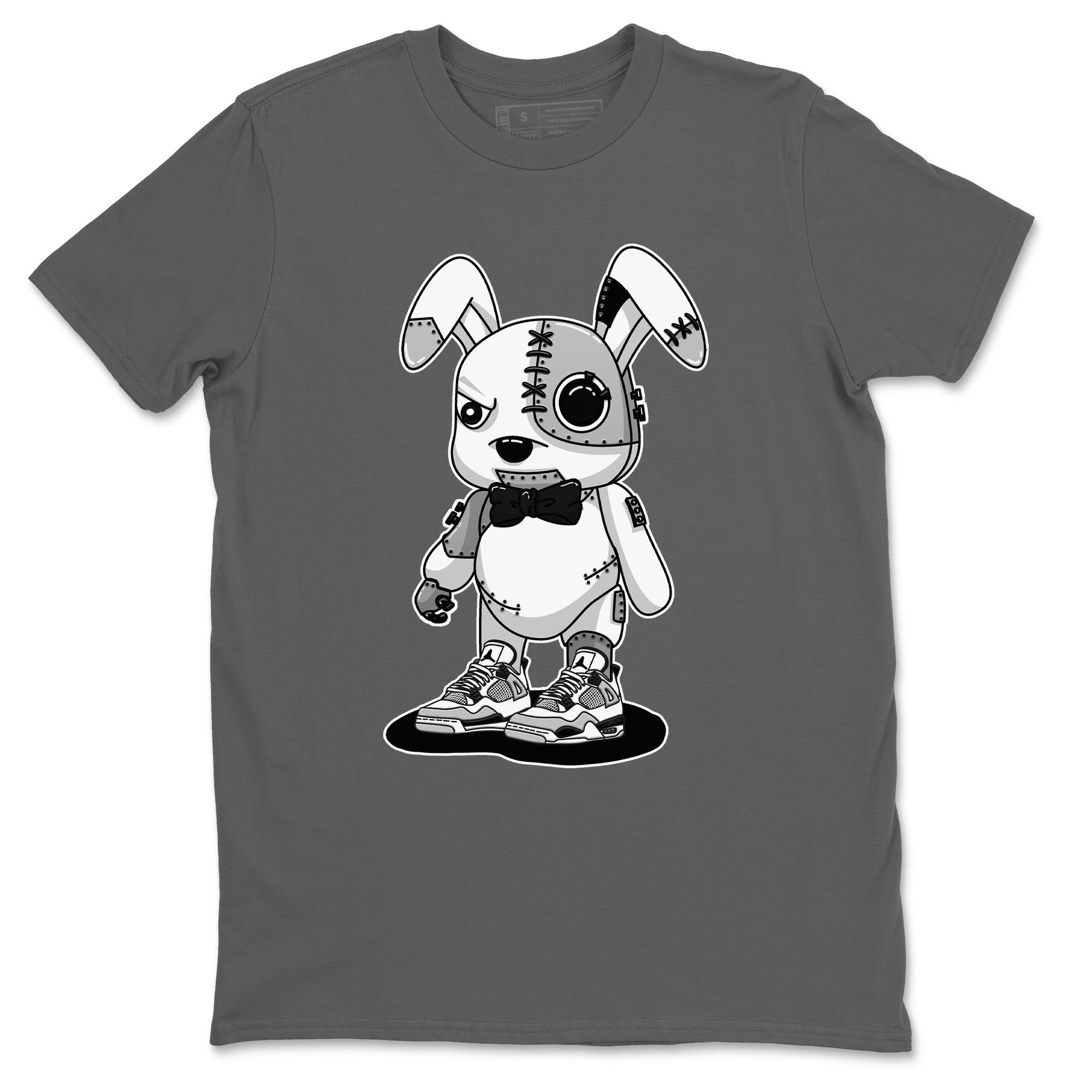 Cyborg Bunny Unisex Tops - Air Jordan 4 Military Black