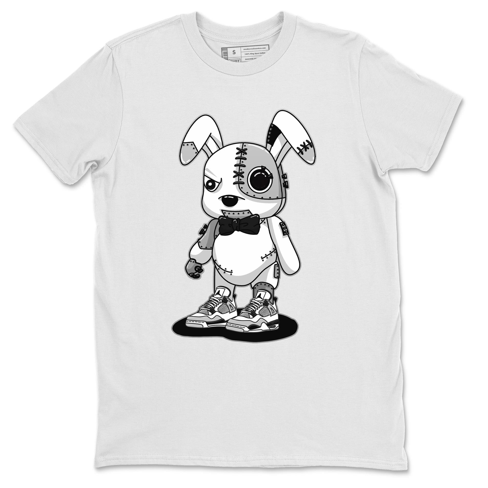 Cyborg Bunny Unisex Tops - Air Jordan 4 Military Black