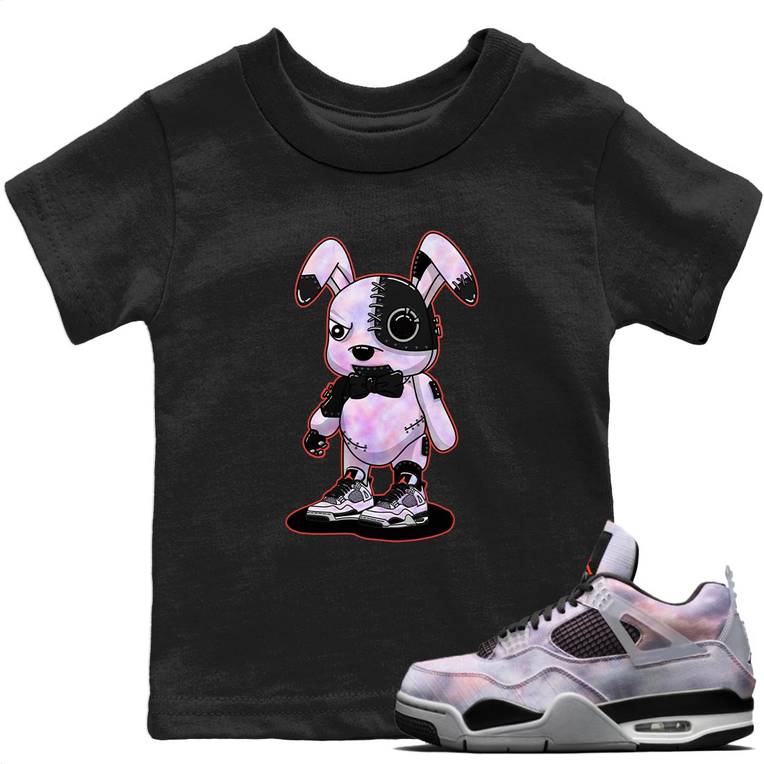 Cyborg Bunny Kids Tops - Air Jordan 4 Zen Master
